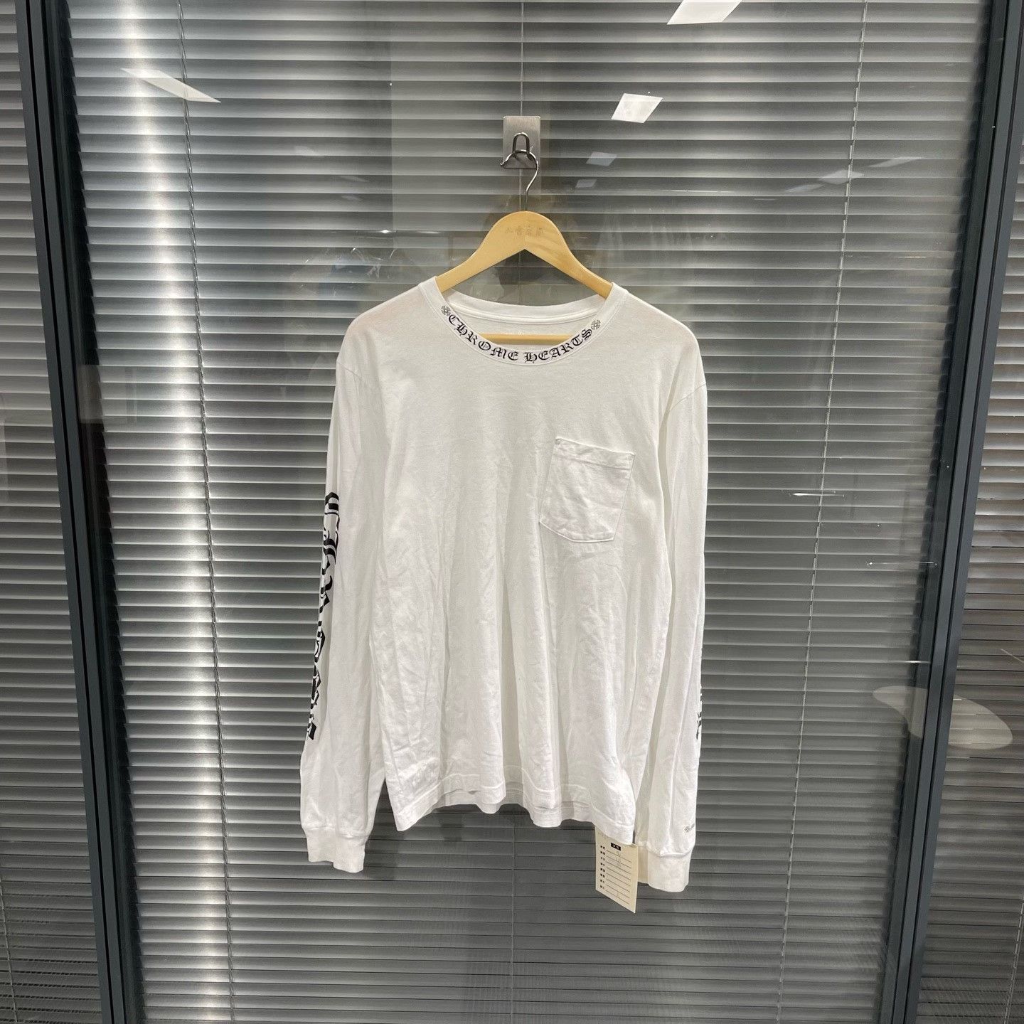 Chrome Hearts Chrome Hearts Script Neck Long Sleeve T-Shirt L Size US L / EU 52-54 / 3 - 2 Thumbnail