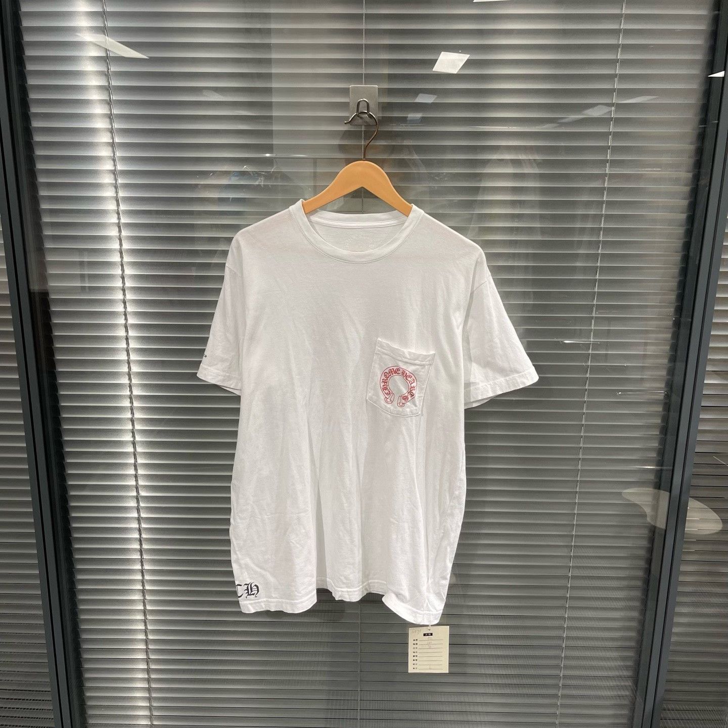 Chrome Hearts Chrome Hearts Red Horseshoe Pocket T-Shirt US L Size US L / EU 52-54 / 3 - 3 Thumbnail
