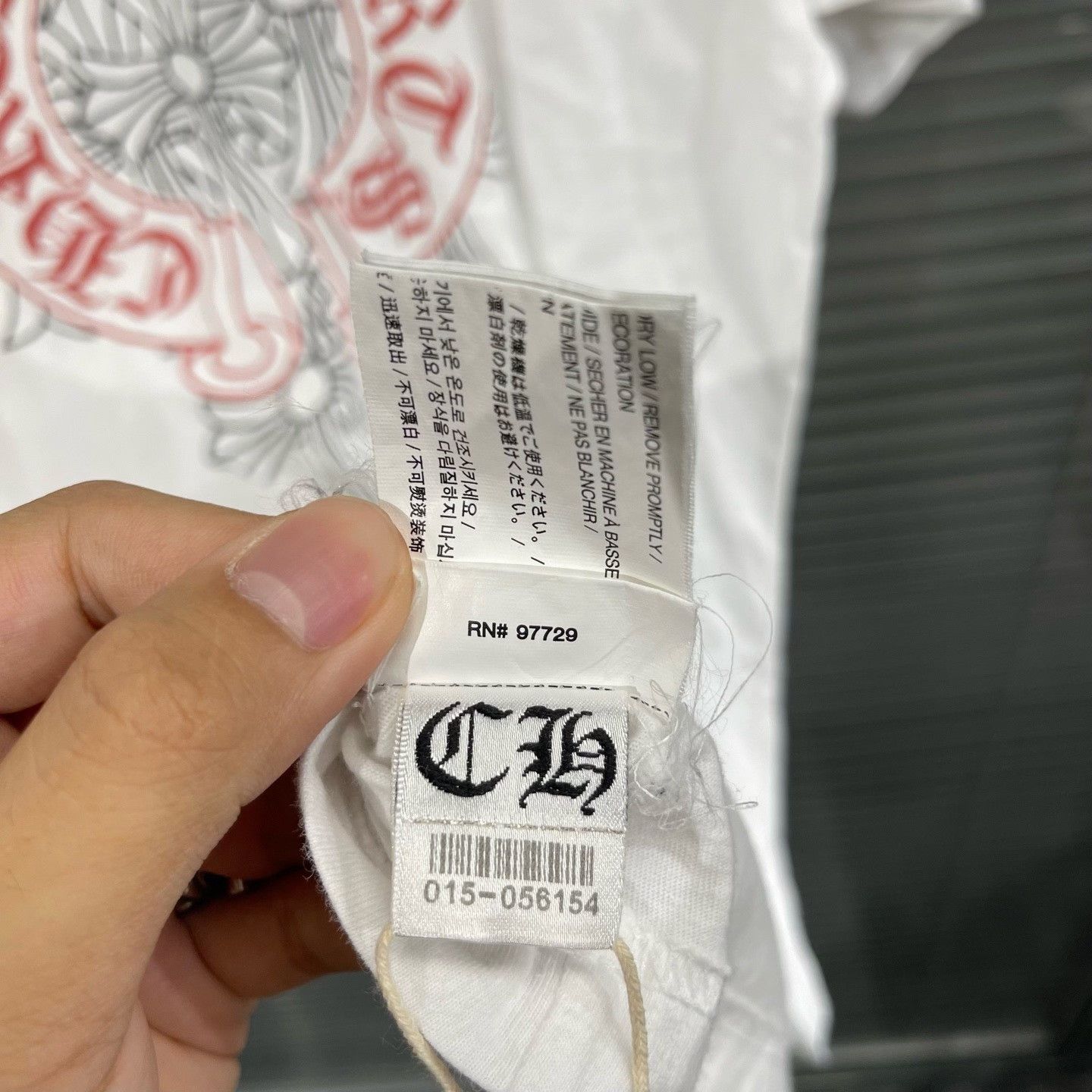 Chrome Hearts Chrome Hearts Red Horseshoe Pocket T-Shirt US L Size US L / EU 52-54 / 3 - 9 Thumbnail