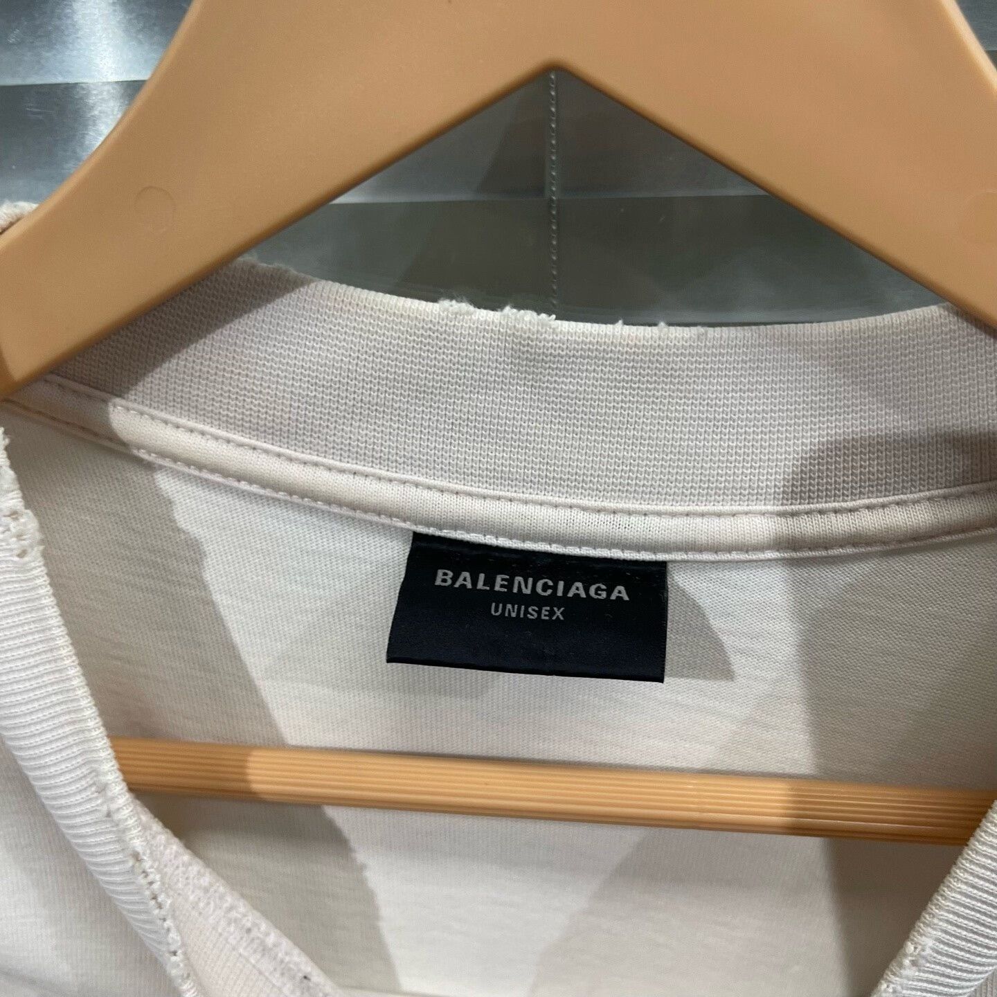 Balenciaga Balenciaga Tape Logo Short Sleeve T-Shirt M Size US M / EU 48-50 / 2 - 4 Thumbnail