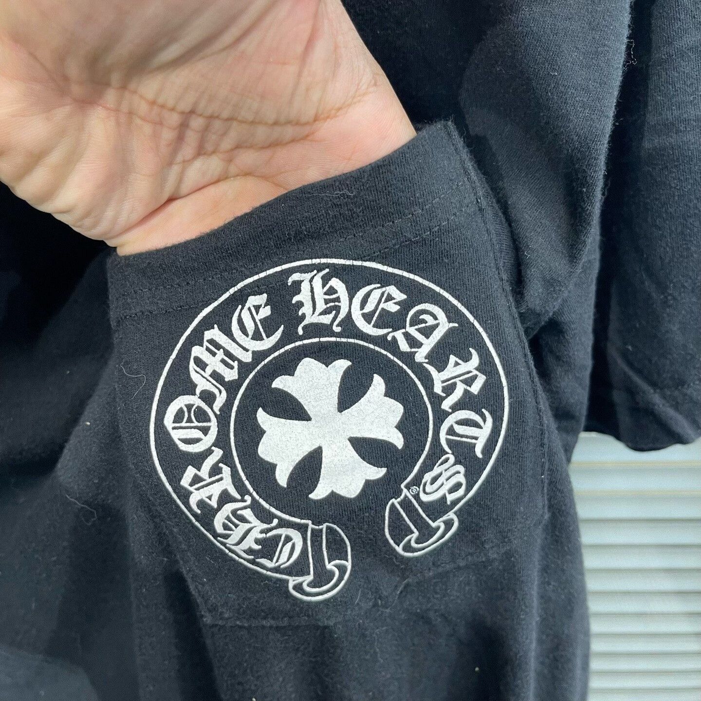 Chrome Hearts Chrome Hearts Script Print Pocket T-Shirt Size L Size US L / EU 52-54 / 3 - 5 Thumbnail