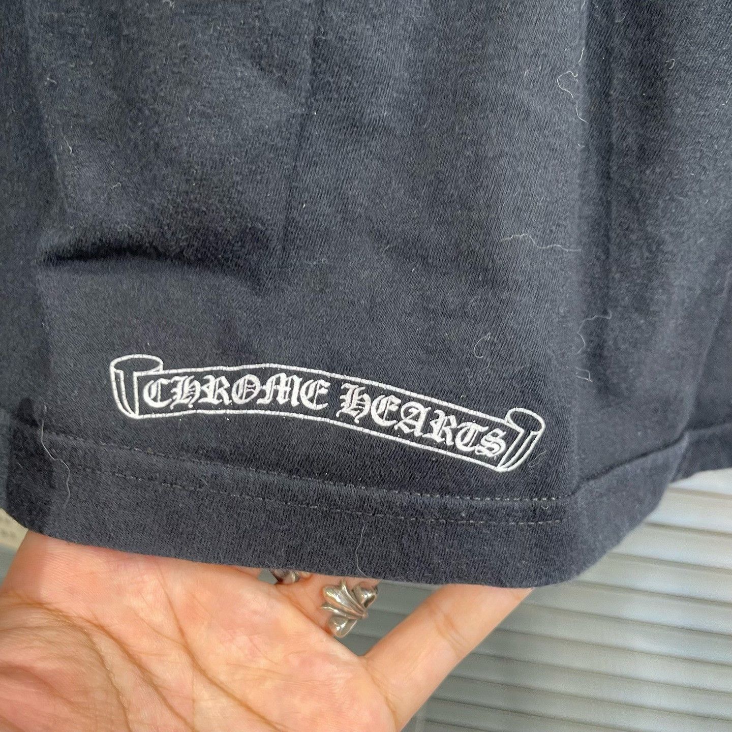 Chrome Hearts Chrome Hearts Script Print Pocket T-Shirt Size L Size US L / EU 52-54 / 3 - 7 Thumbnail