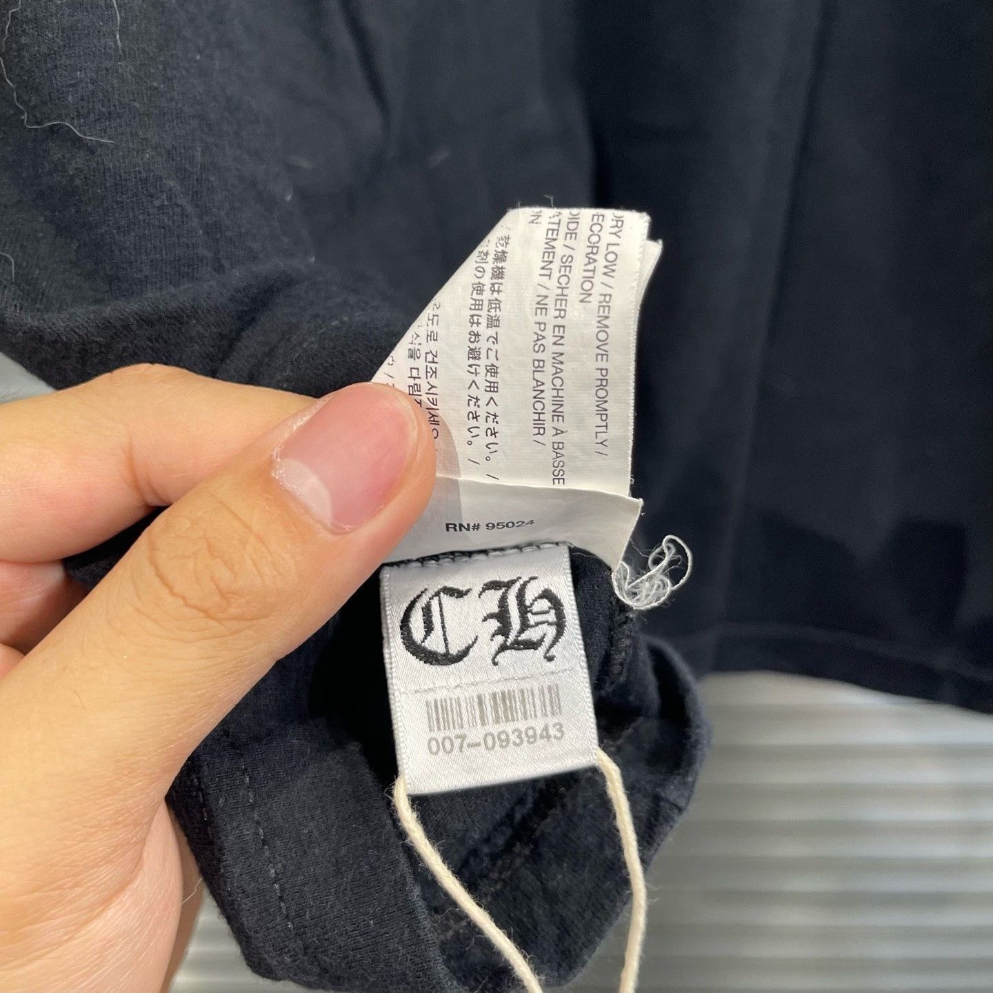 Chrome Hearts Chrome Hearts Script Print Pocket T-Shirt Size L Size US L / EU 52-54 / 3 - 8 Thumbnail