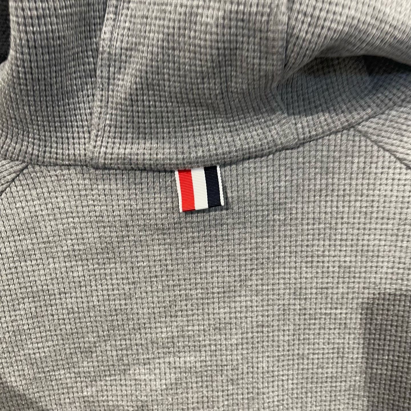 Thom Browne Thom Browne Waffle Knit 4-Bar Zip Hoodie 4 Size US XL / EU 56 / 4 - 7 Thumbnail