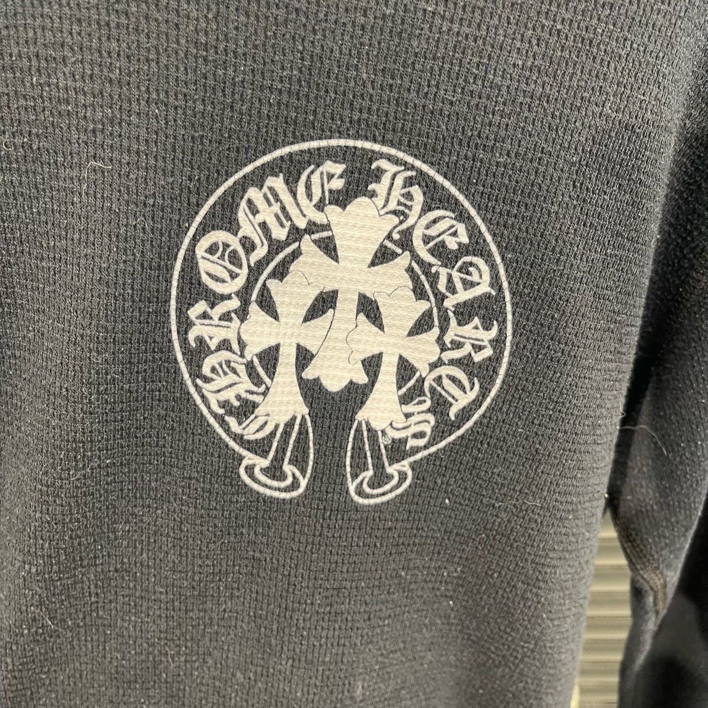 Chrome Hearts Chrome Hearts Horseshoe Cross Waffle Long Sleeve Size L Size US L / EU 52-54 / 3 - 5 Thumbnail