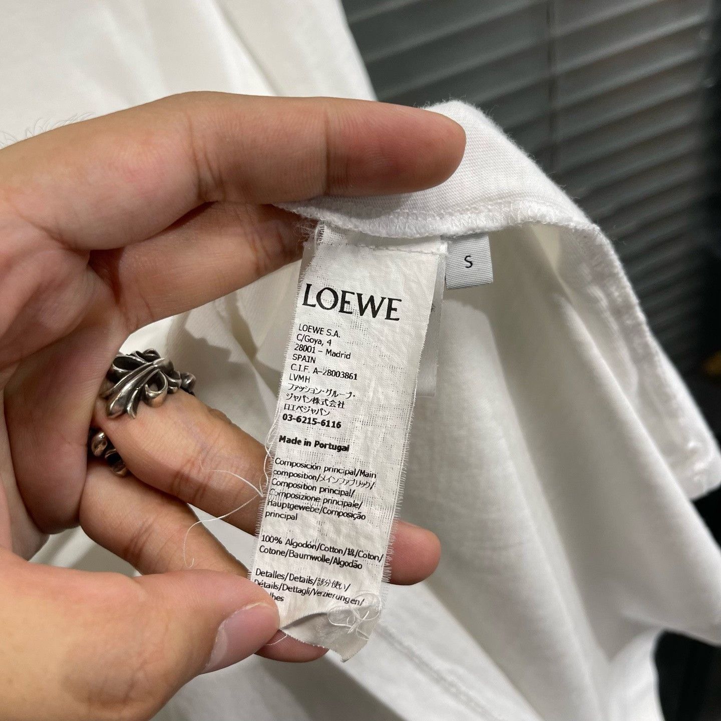 Loewe LOEWE Embossed Anagram T-Shirt US S Size US S / EU 44-46 / 1 - 6 Thumbnail
