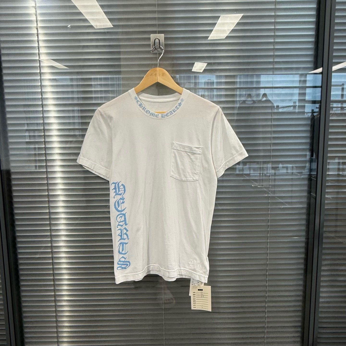 Chrome Hearts Chrome Hearts Blue Script Pocket T-Shirt S Size US S / EU 44-46 / 1 - 2 Thumbnail