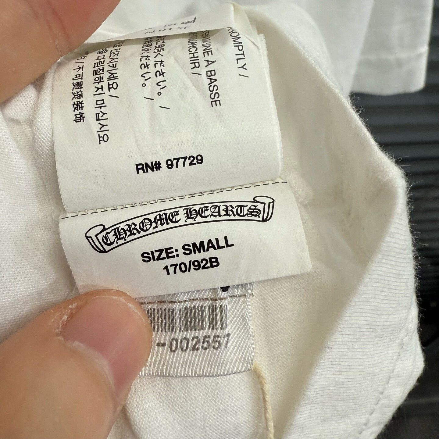 Chrome Hearts Chrome Hearts Blue Script Pocket T-Shirt S Size US S / EU 44-46 / 1 - 6 Thumbnail