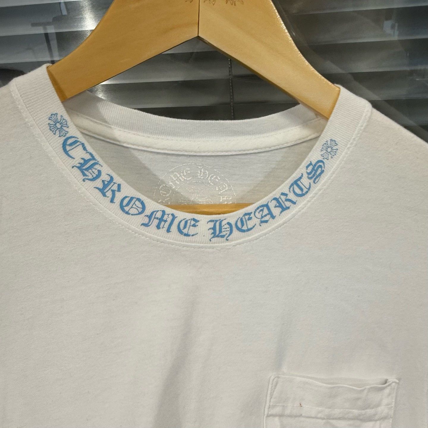 Chrome Hearts Chrome Hearts Blue Script Pocket T-Shirt S Size US S / EU 44-46 / 1 - 3 Thumbnail
