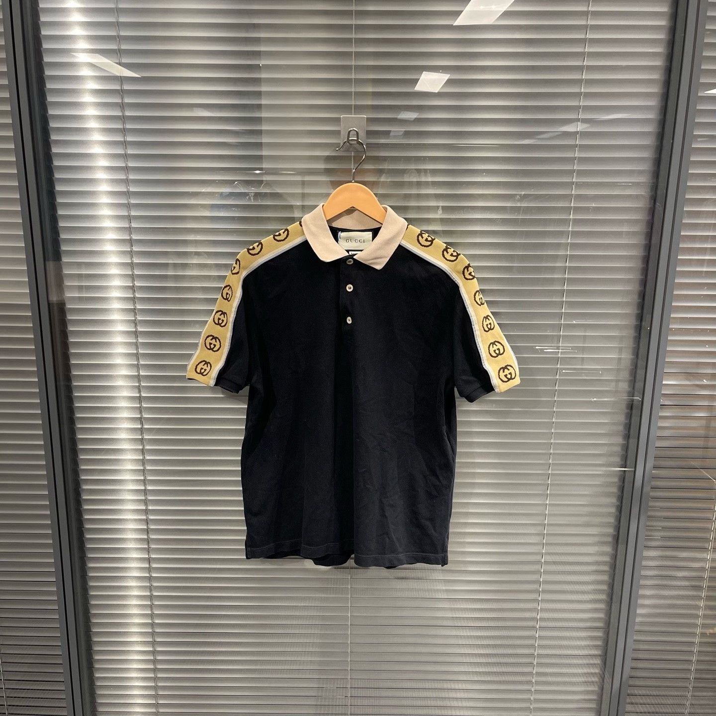Gucci Gucci GG Logo Tape Polo Shirt M Size US M / EU 48-50 / 2 - 2 Thumbnail