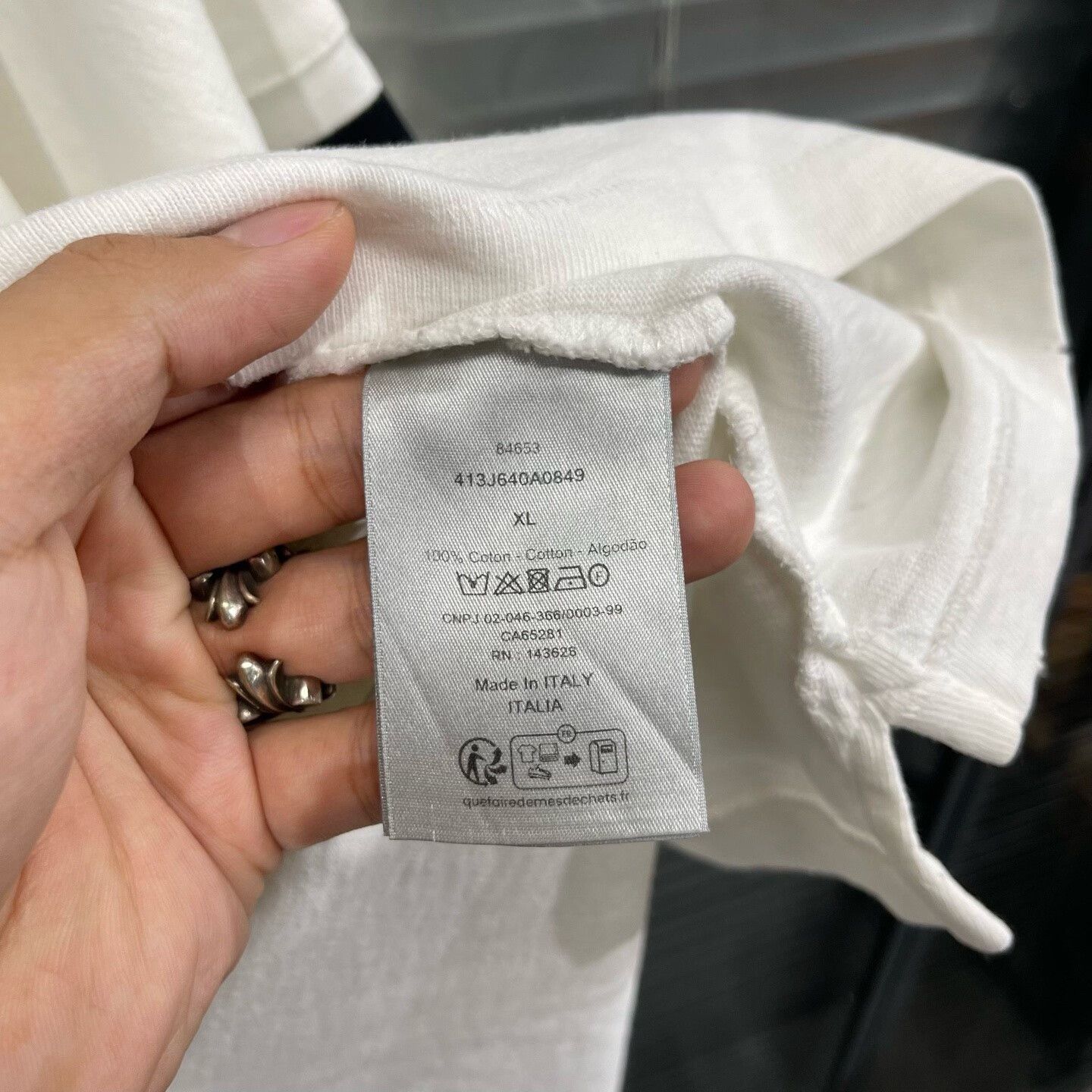 Dior Dior 47 Slogan Print T-Shirt XL Size US XL / EU 56 / 4 - 7 Thumbnail