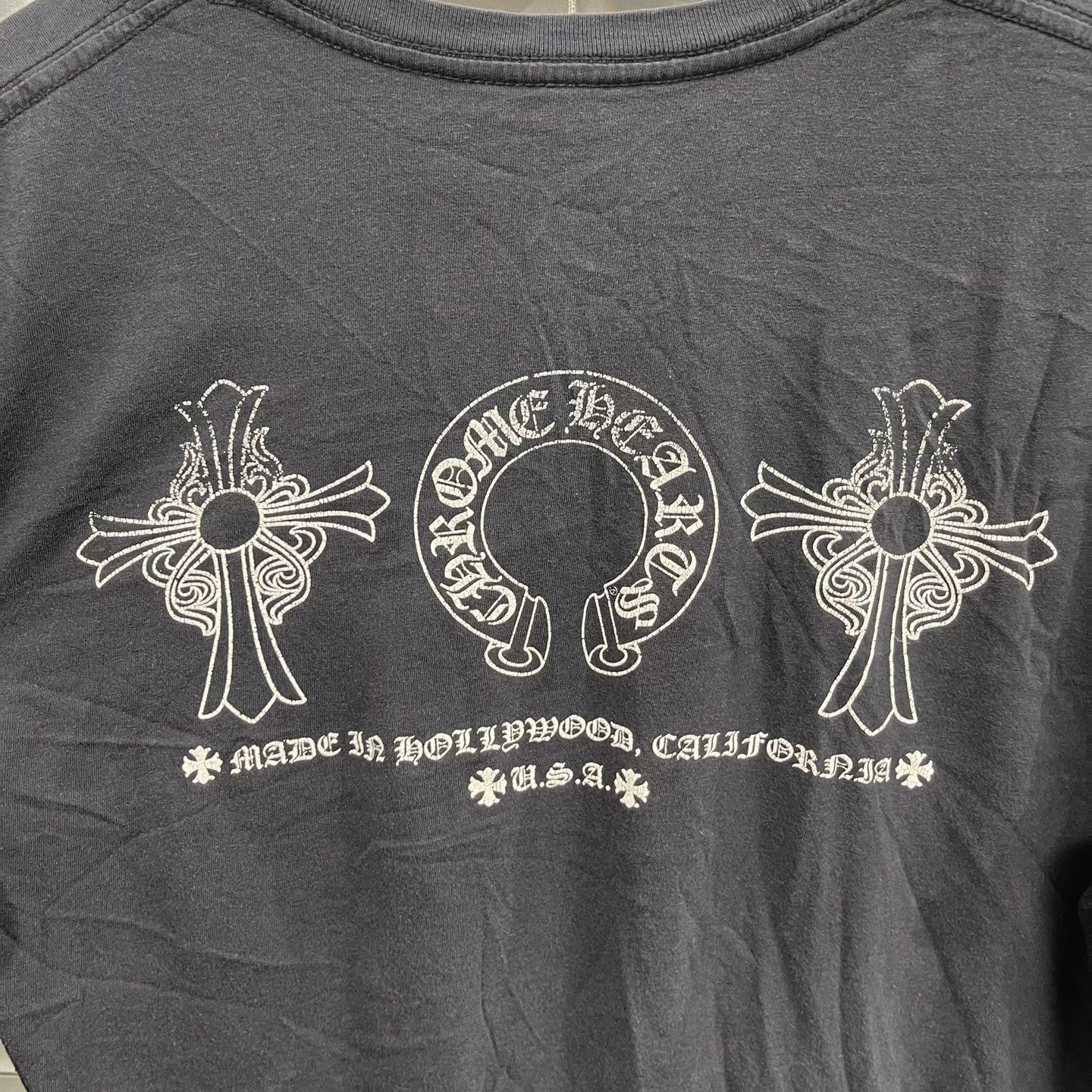 Chrome Hearts Chrome Hearts Horseshoe Cross T-Shirt Size M Size US M / EU 48-50 / 2 - 8 Thumbnail