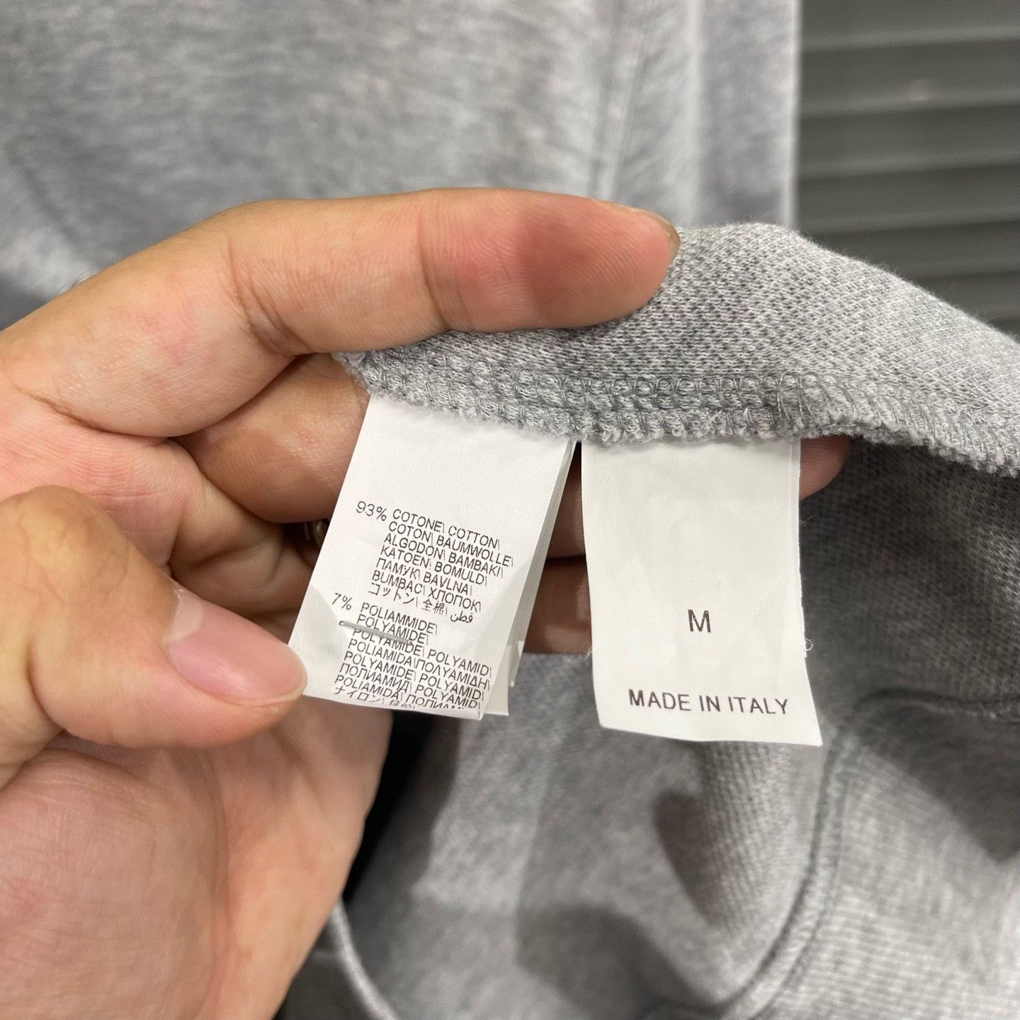 Brunello Cucinelli Brunello Cucinelli Gray Cotton Blend Zip-Up Hoodie M Size US M / EU 48-50 / 2 - 6 Thumbnail