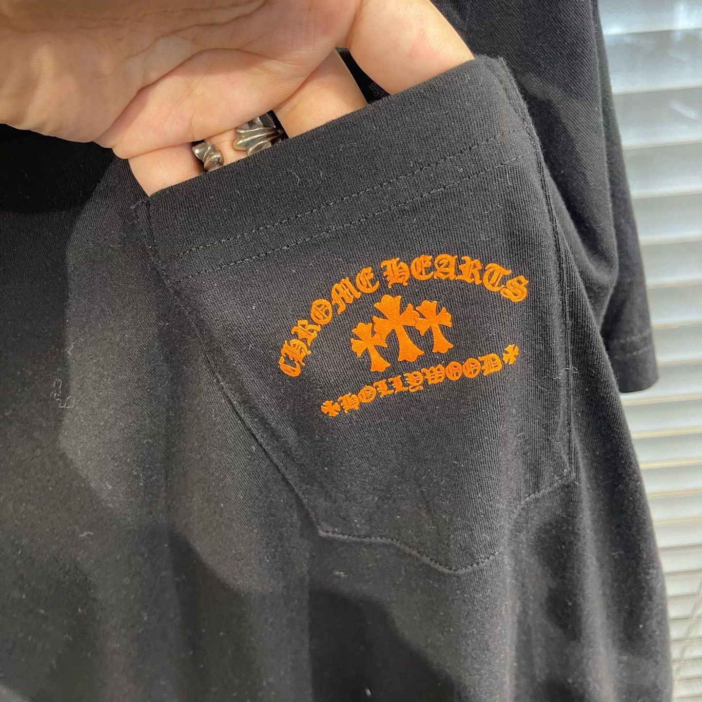 Chrome Hearts Chrome Hearts Hollywood Orange Cross T-Shirt M Size US M / EU 48-50 / 2 - 5 Thumbnail