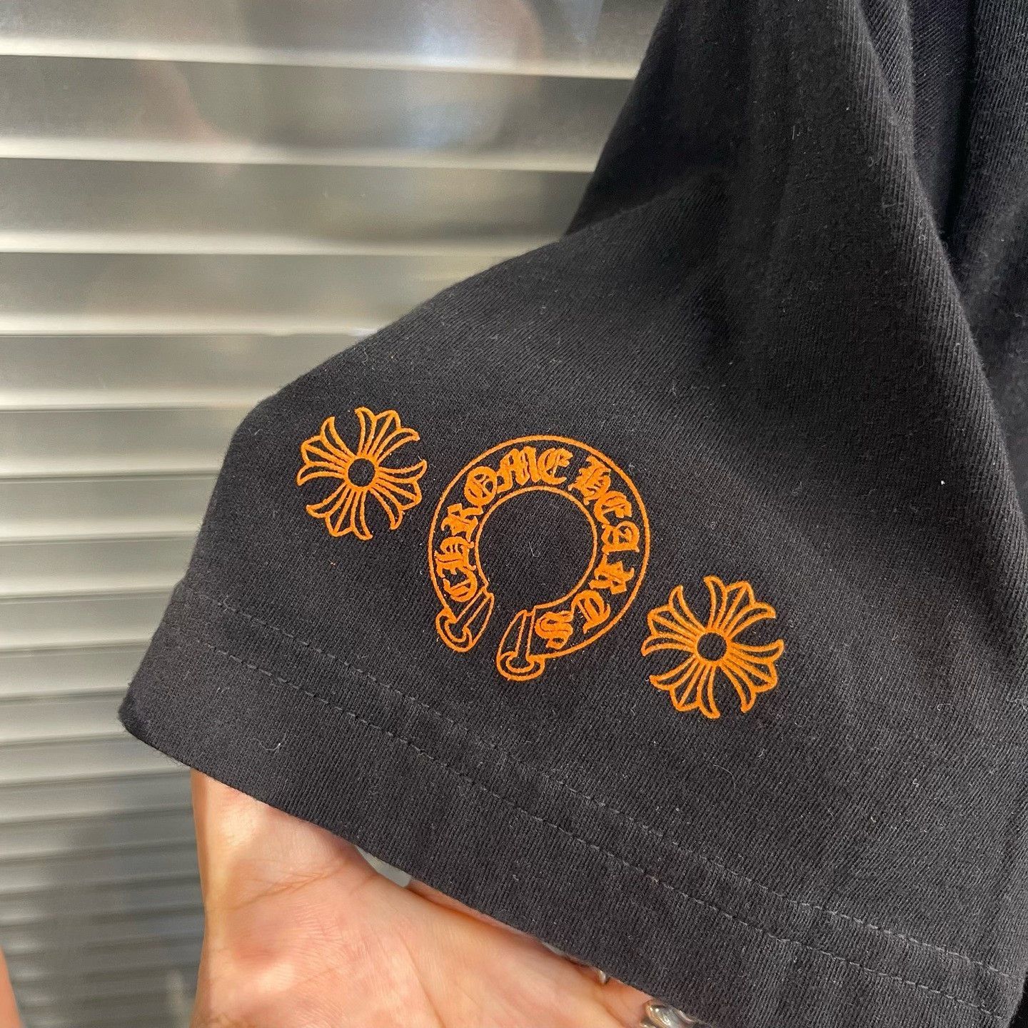 Chrome Hearts Chrome Hearts Hollywood Orange Cross T-Shirt M Size US M / EU 48-50 / 2 - 6 Thumbnail