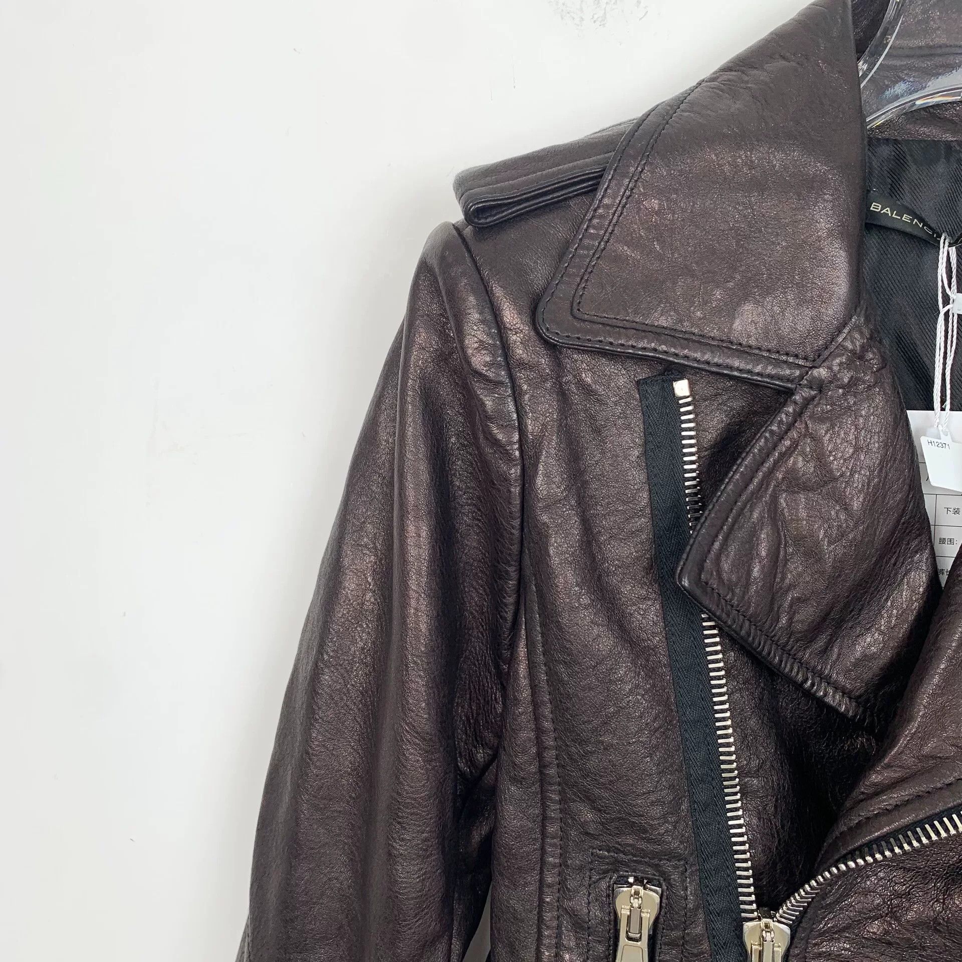 Balenciaga Balenciaga Lambskin Biker Leather Jacket 38 Size S / US 4 / IT 40 - 4 Thumbnail