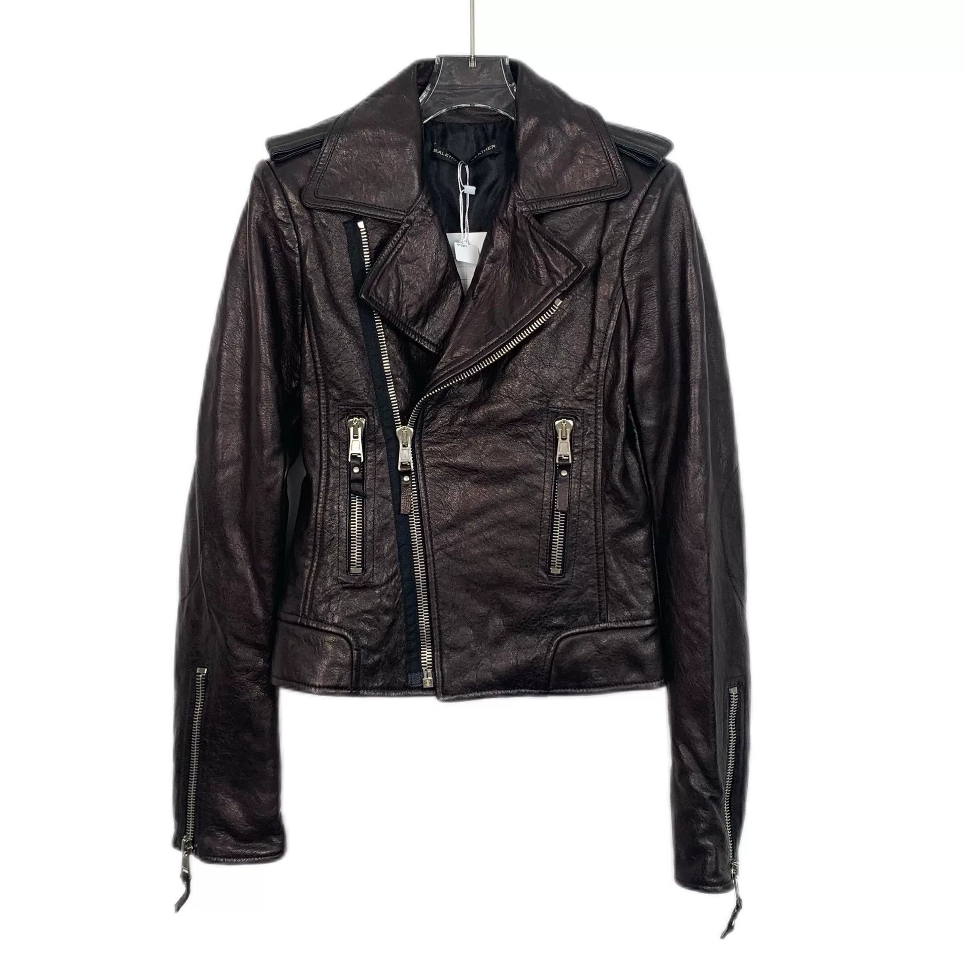Balenciaga Balenciaga Lambskin Biker Leather Jacket 38 Size S / US 4 / IT 40 - 2 Thumbnail