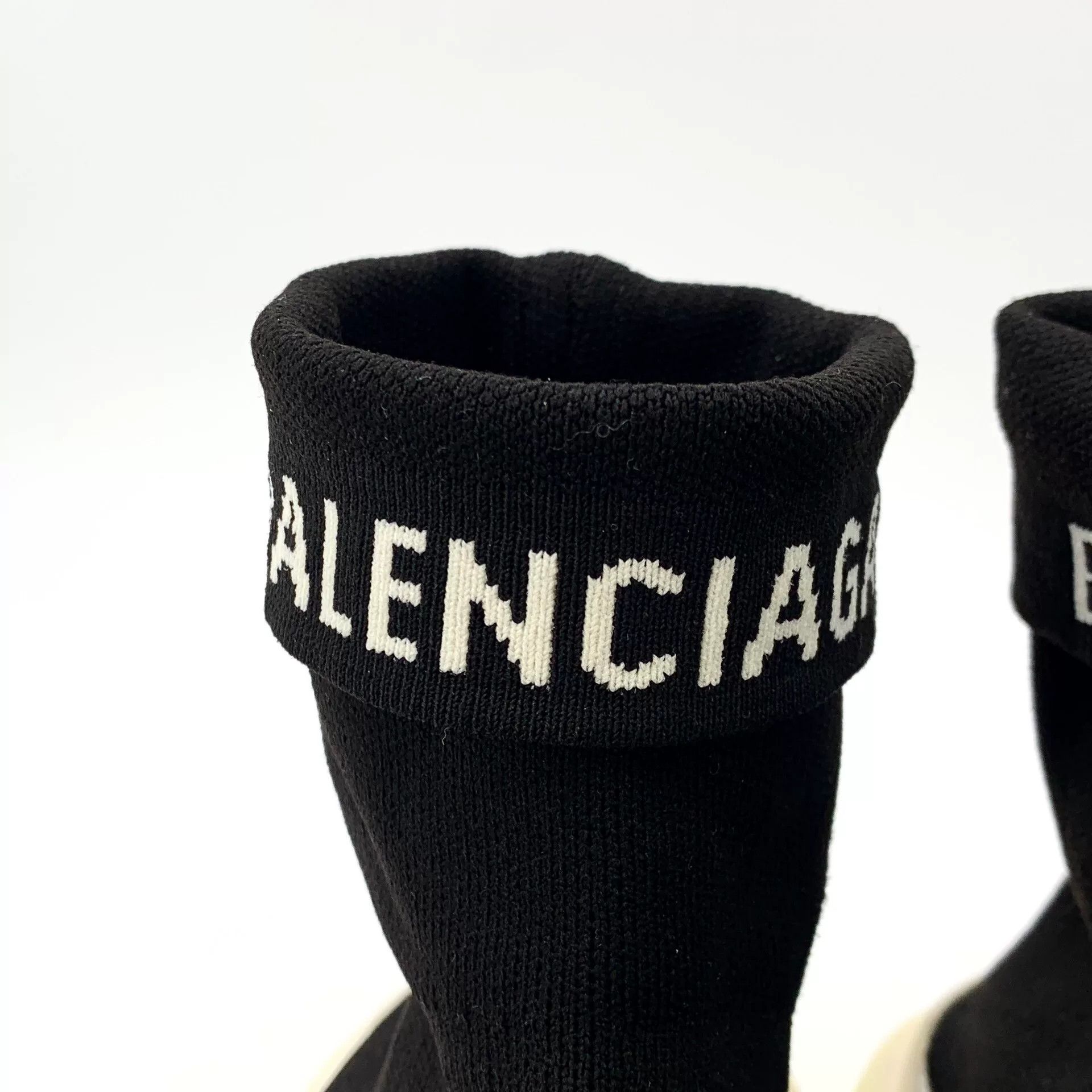 Balenciaga Balenciaga Logo Knit Speed Trainer Size 40 Size US 7 / EU 40 - 5 Thumbnail