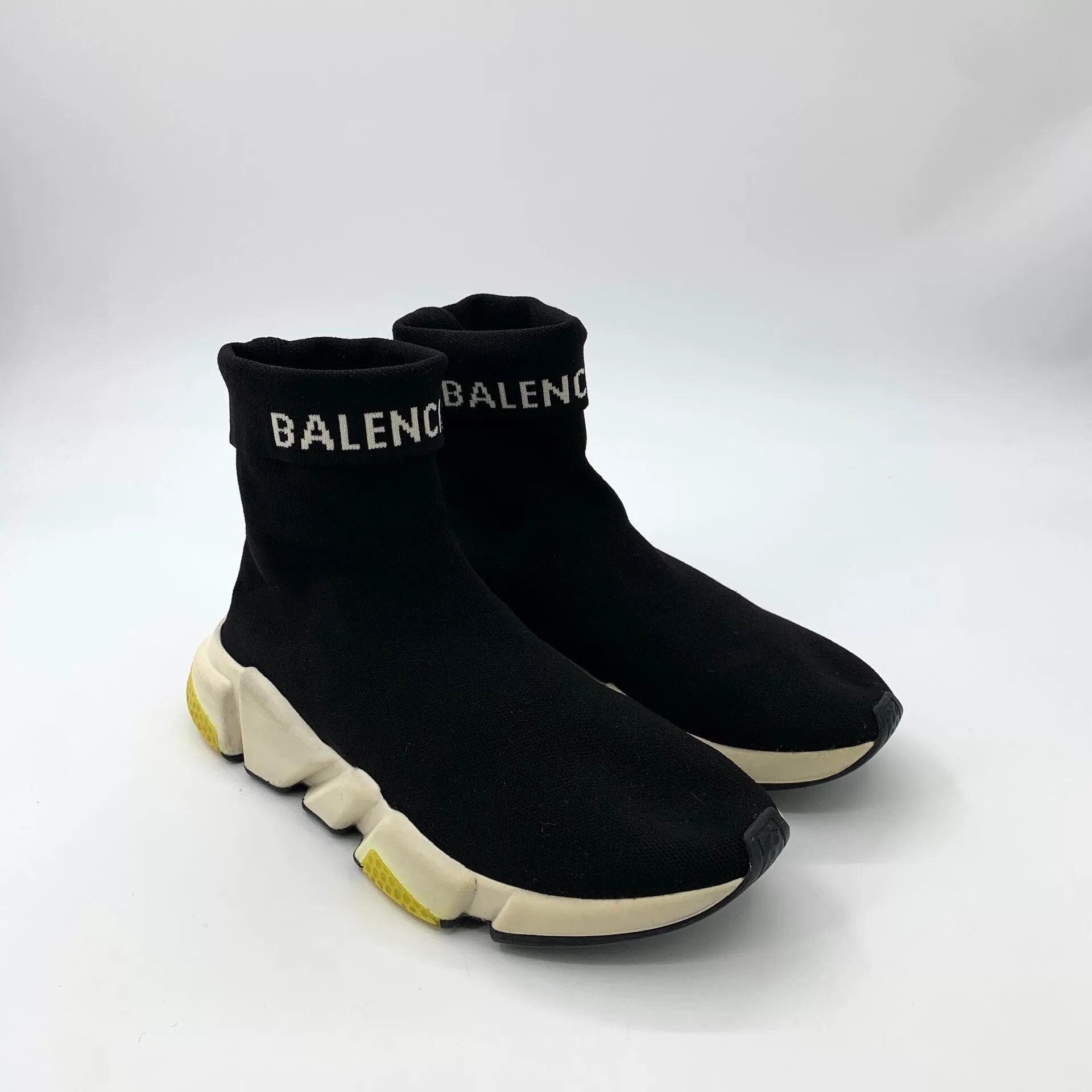 Balenciaga Balenciaga Logo Knit Speed Trainer Size 40 Size US 7 / EU 40 - 3 Thumbnail