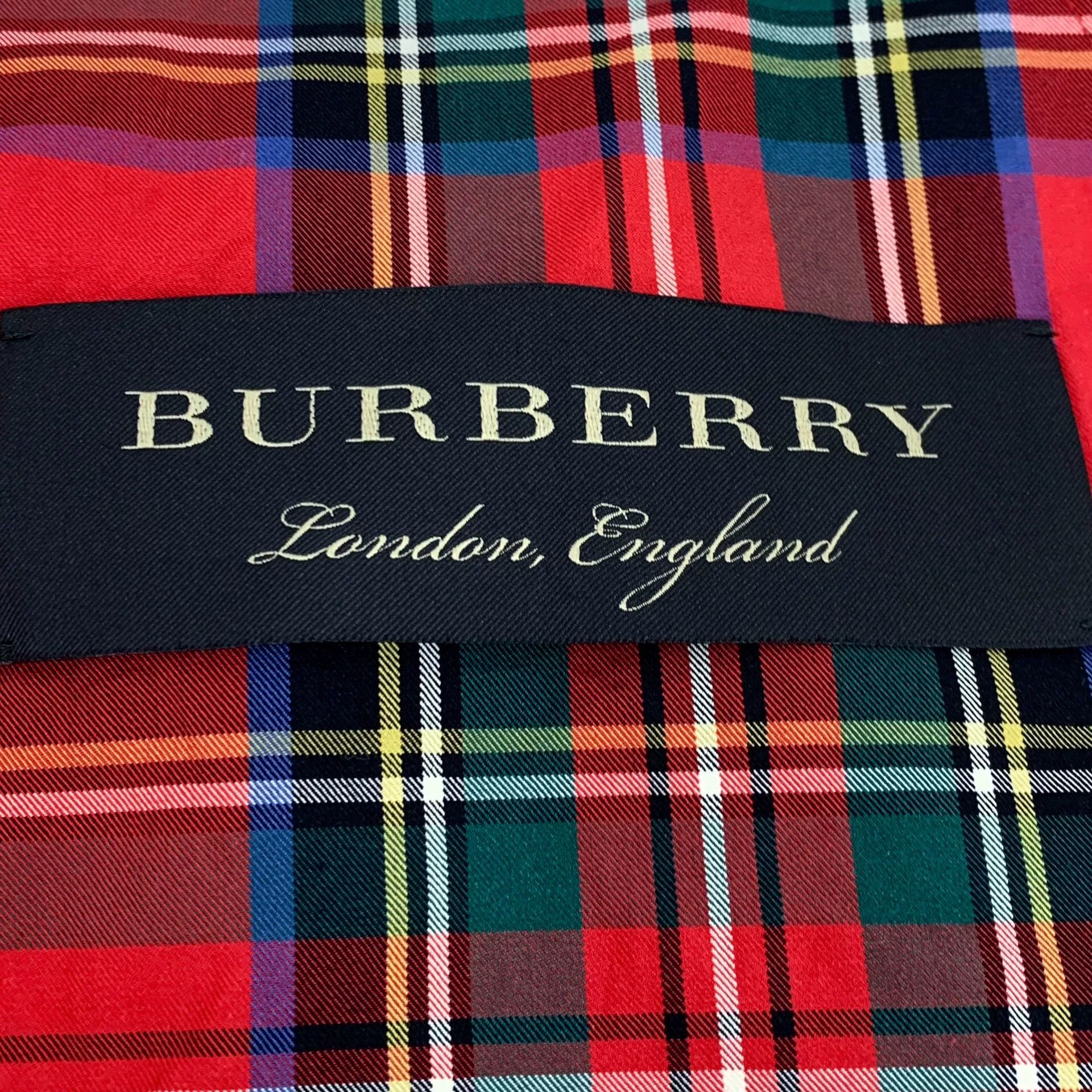 Burberry Burberry Red Plaid Cotton Zip Hoodie Size 48 Size US M / EU 48-50 / 2 - 6 Thumbnail