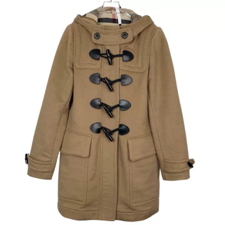 Burberry Burberry Brit Wool Toggle Duffle Coat UK 4 Size XS / US 0-2 / IT 36-38 - 2 Thumbnail