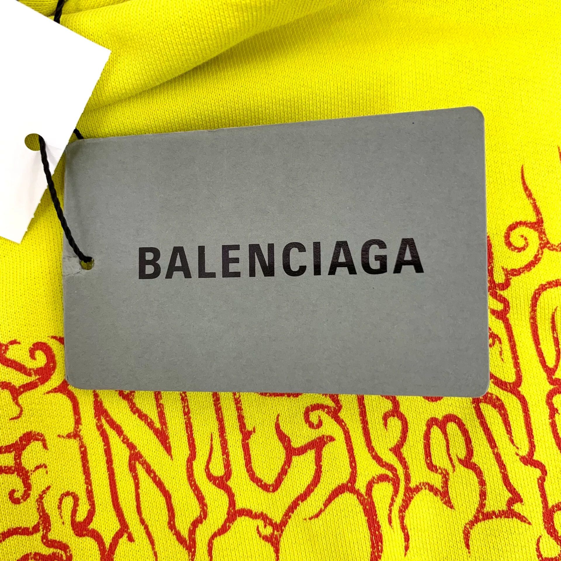 Balenciaga Balenciaga Flame Print Hoodie Size M Size US M / EU 48-50 / 2 - 7 Thumbnail