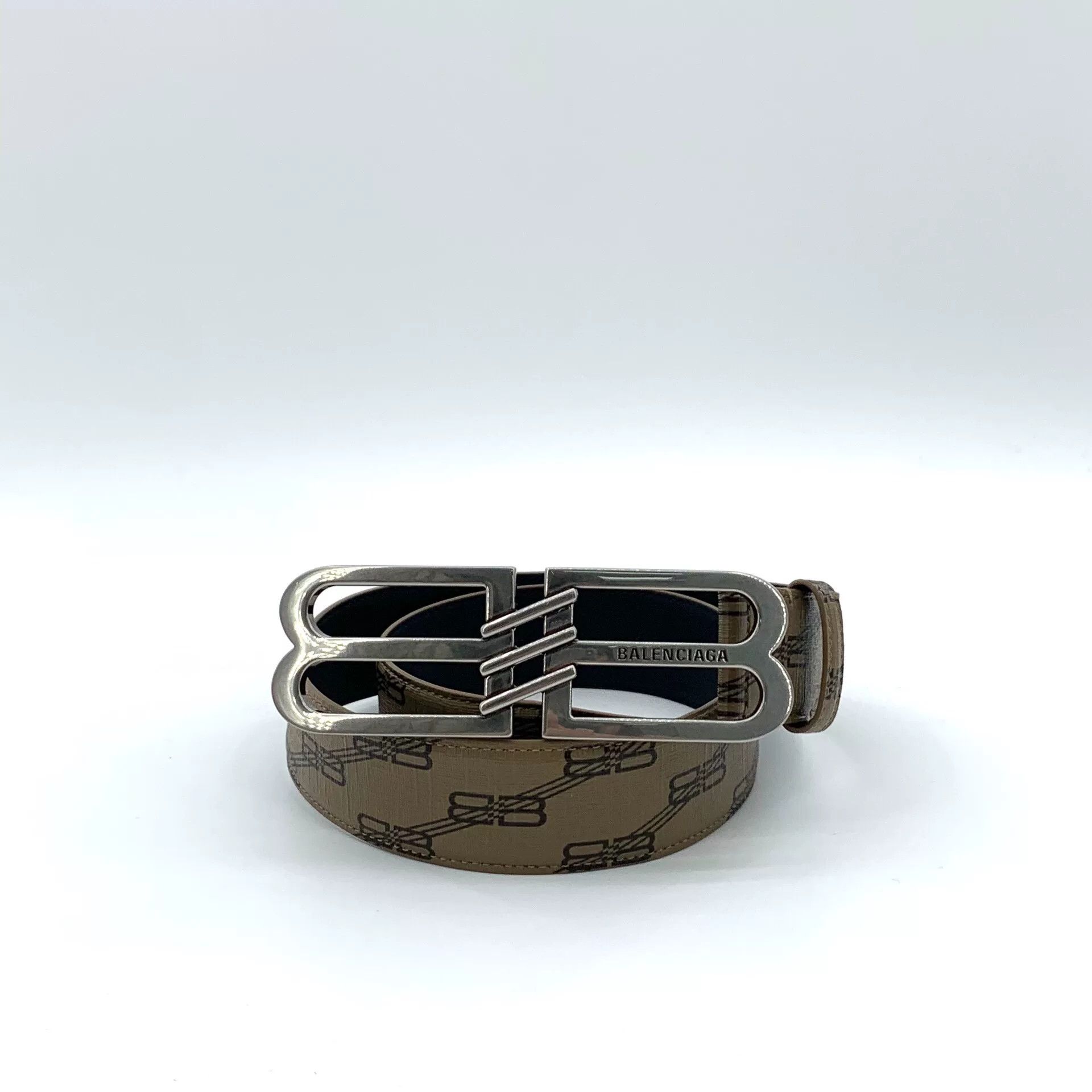 Balenciaga Balenciaga Monogram BB Buckle Belt Size 80 / 32 Size 32 - 2 Thumbnail