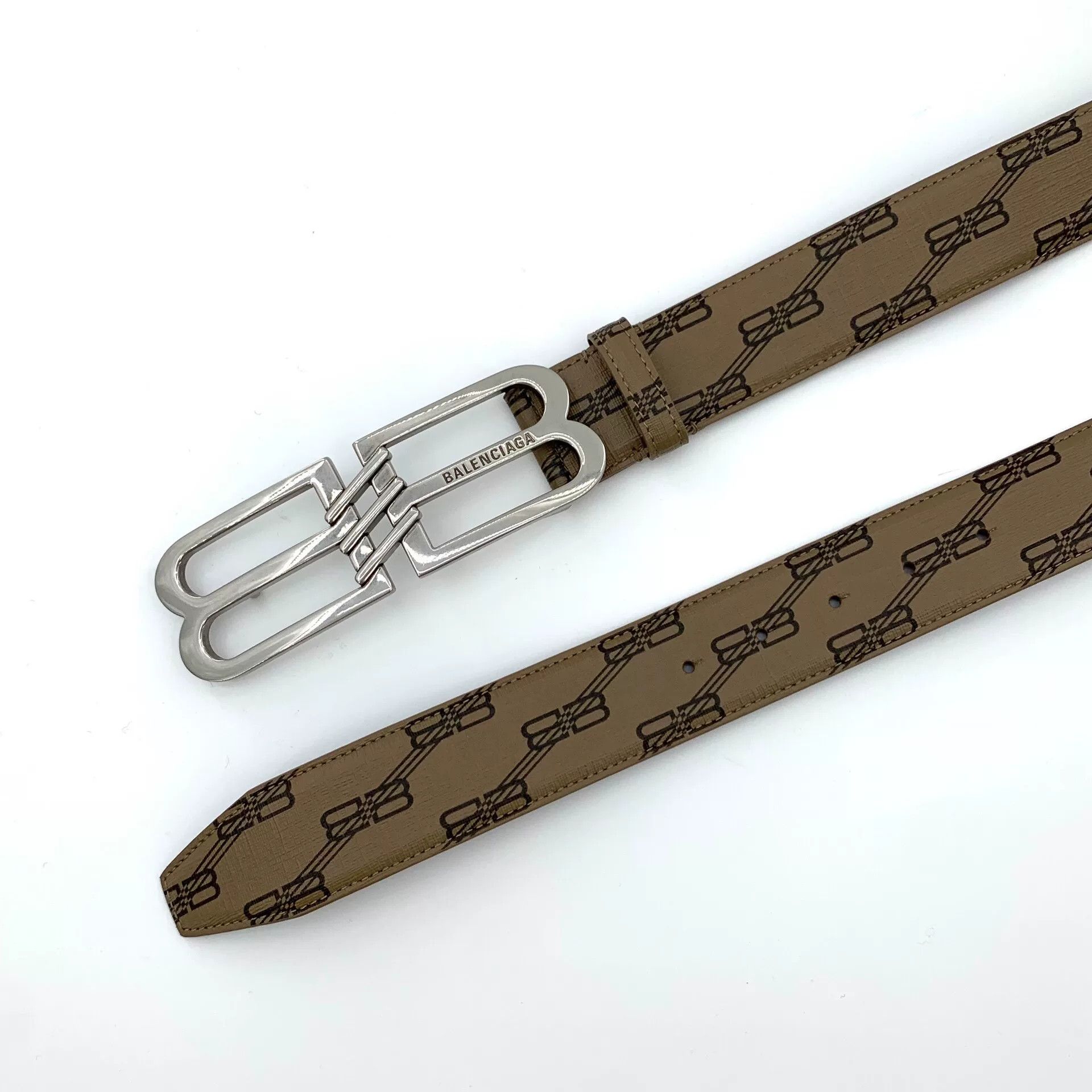 Balenciaga Balenciaga Monogram BB Buckle Belt Size 80 / 32 Size 32 - 5 Thumbnail