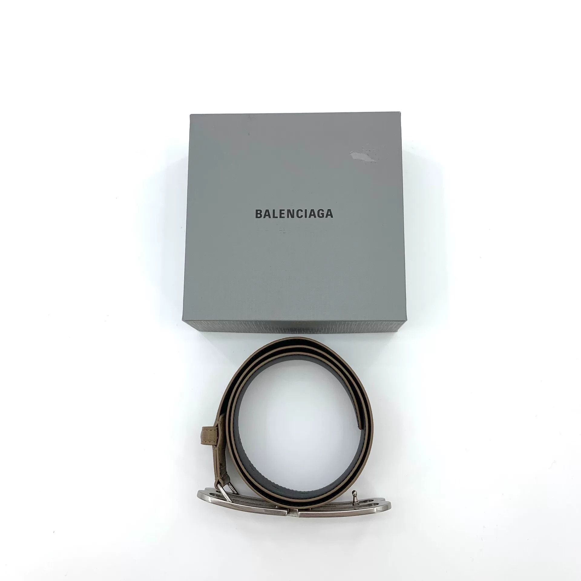 Balenciaga Balenciaga Monogram BB Buckle Belt Size 80 / 32 Size 32 - 10 Thumbnail