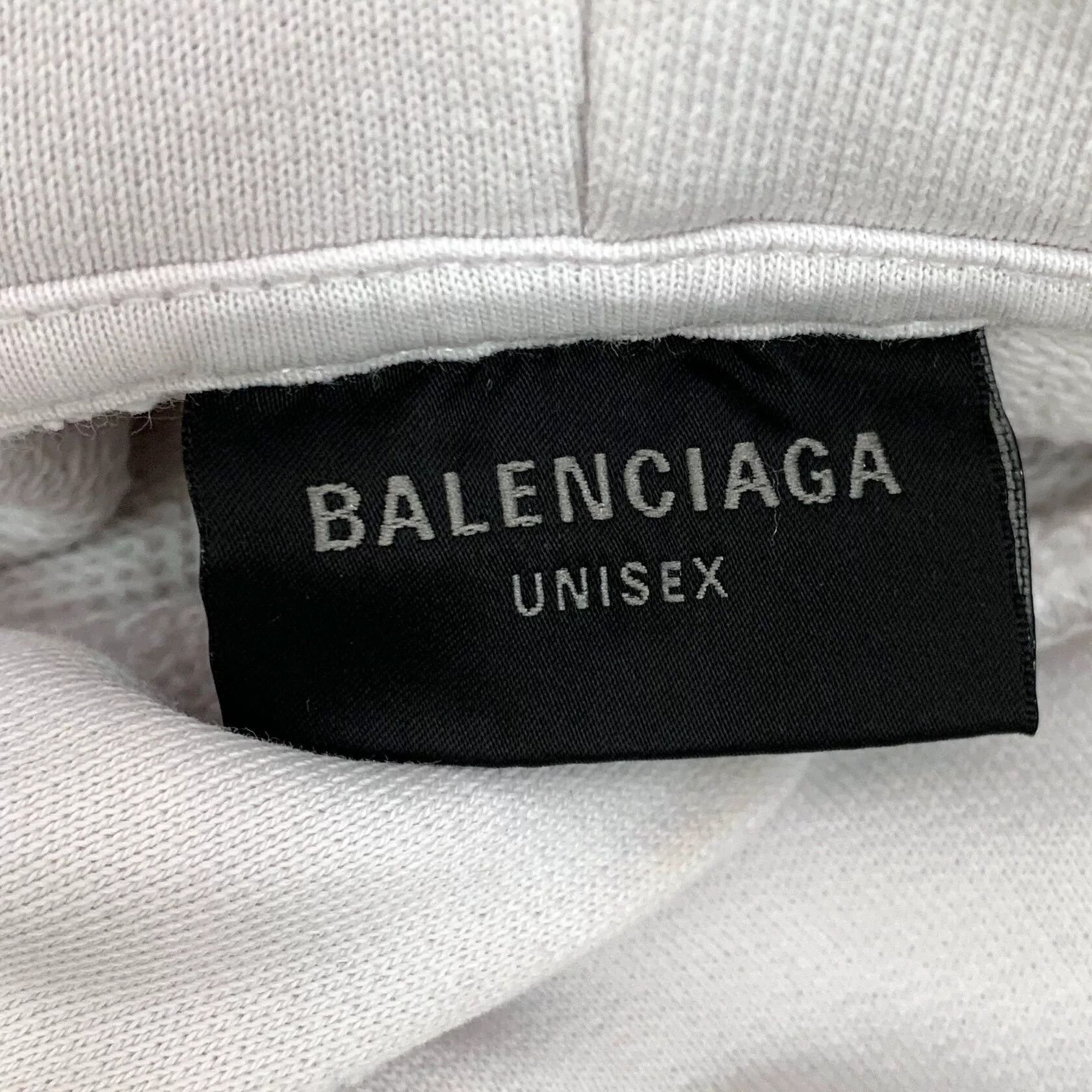 Balenciaga Balenciaga Distressed Tape Logo Hoodie XS Size US XS / EU 42 / 0 - 7 Thumbnail