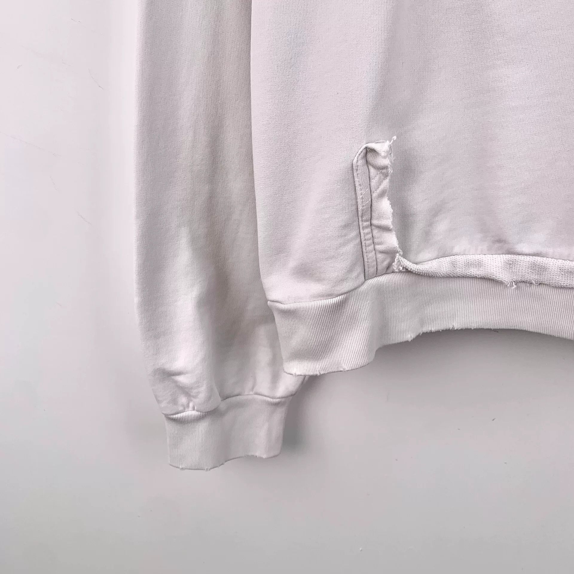 Balenciaga Balenciaga Distressed Tape Logo Hoodie XS Size US XS / EU 42 / 0 - 6 Thumbnail