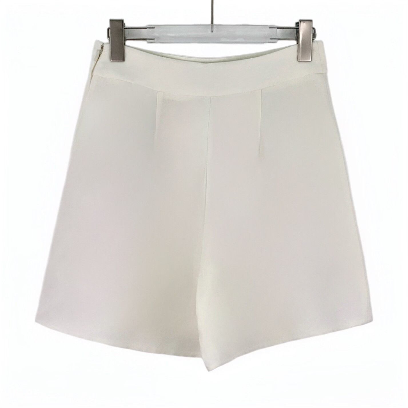 Louis Vuitton Louis Vuitton Silk Blend Leather Trim Shorts FR 38 Size 27" / US 4 / IT 40 - 3 Thumbnail