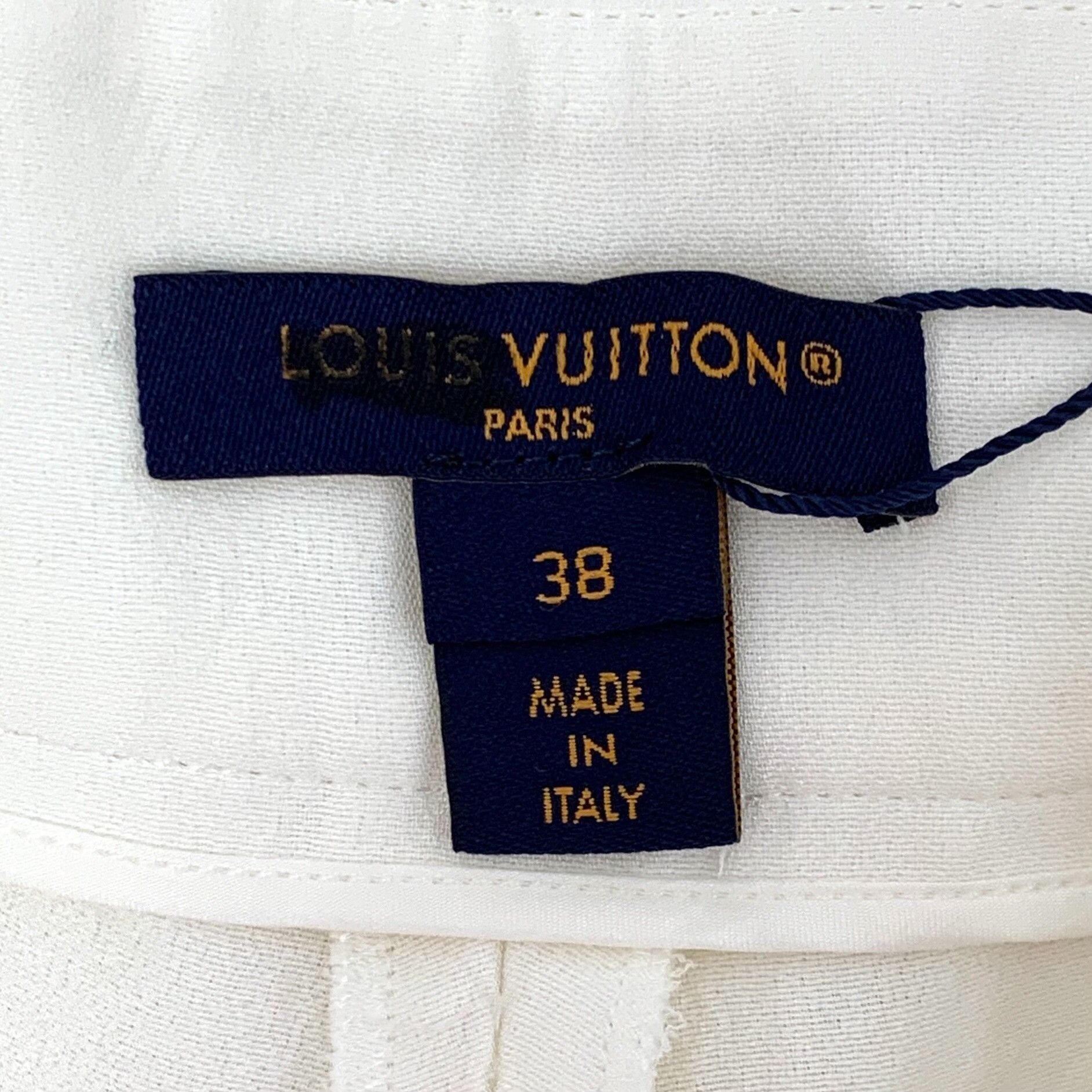Louis Vuitton Louis Vuitton Silk Blend Leather Trim Shorts FR 38 Size 27" / US 4 / IT 40 - 6 Thumbnail