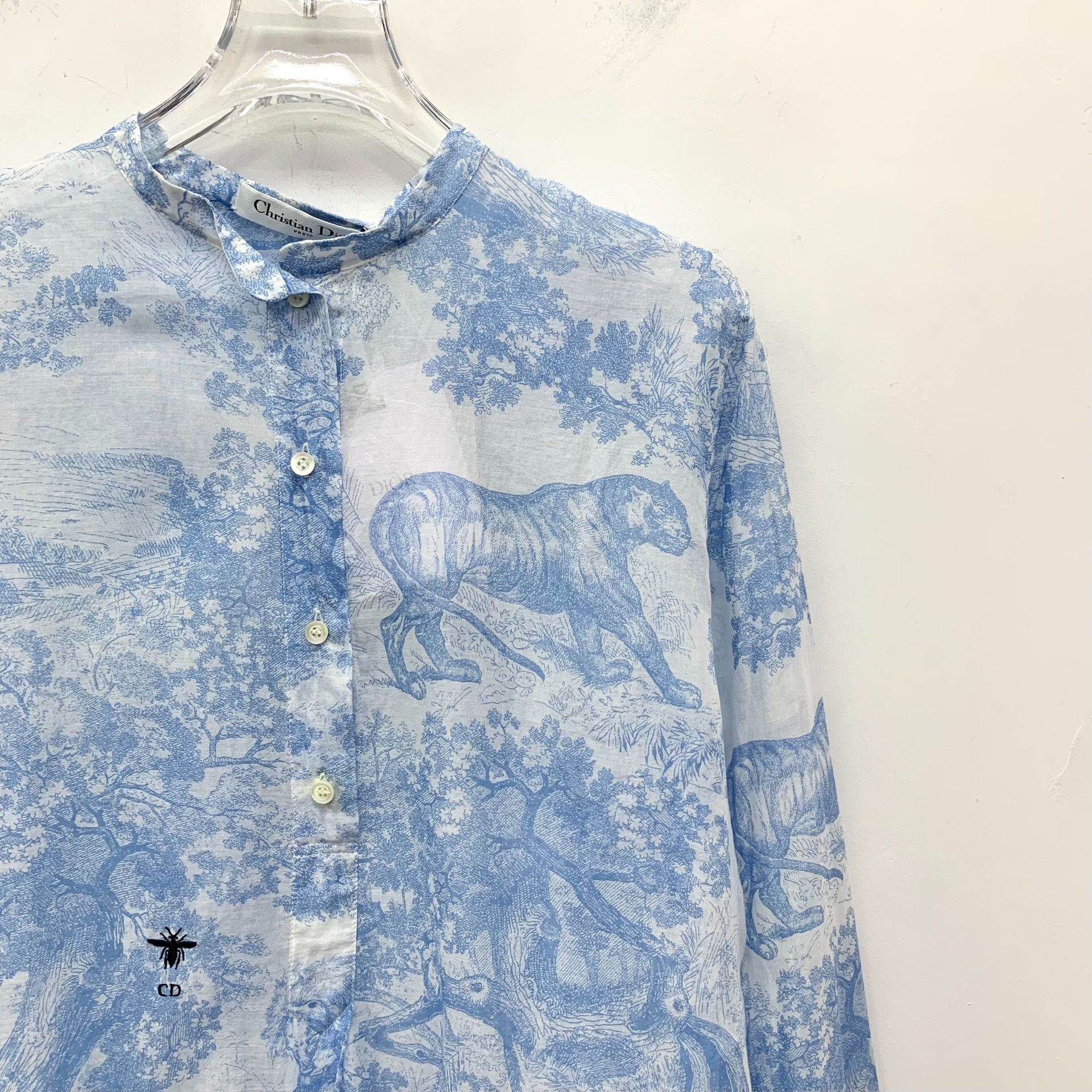 Dior Dior Toile de Jouy Jungle Print Shirt FR 38 Size S / US 4 / IT 40 - 4 Thumbnail