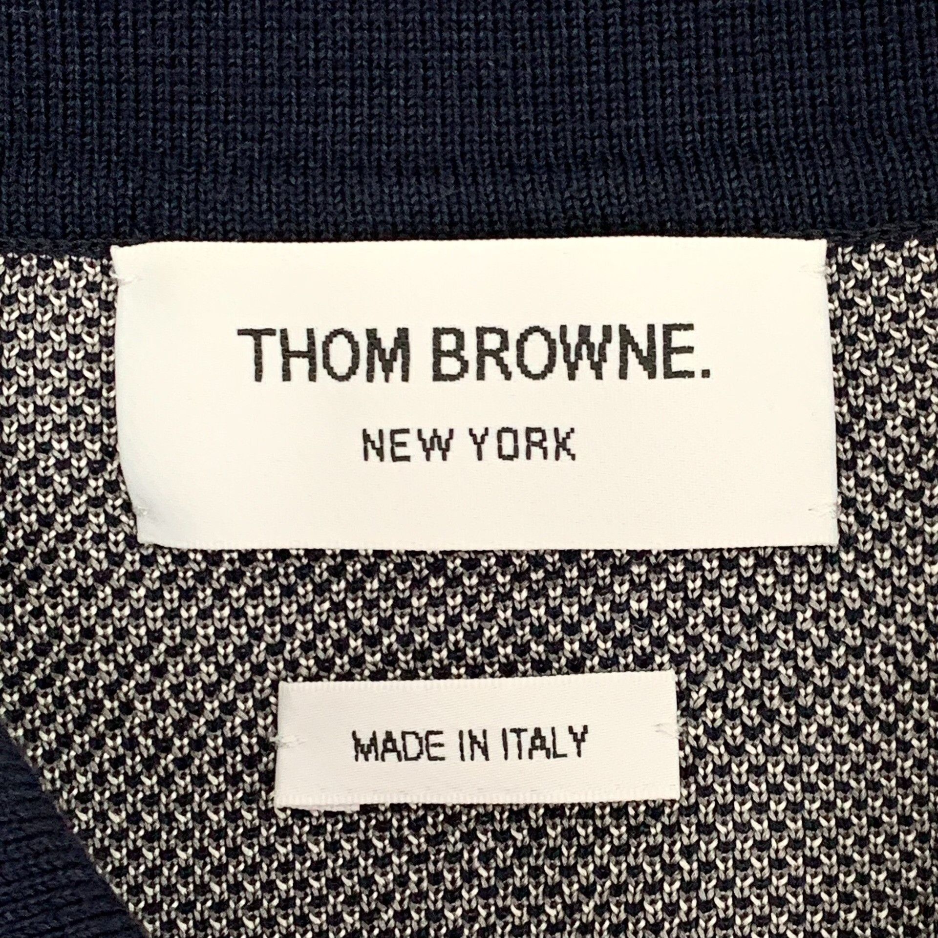 Thom Browne Thom Browne Plaid Silk Cotton Polo Size 3 Size US L / EU 52-54 / 3 - 7 Thumbnail