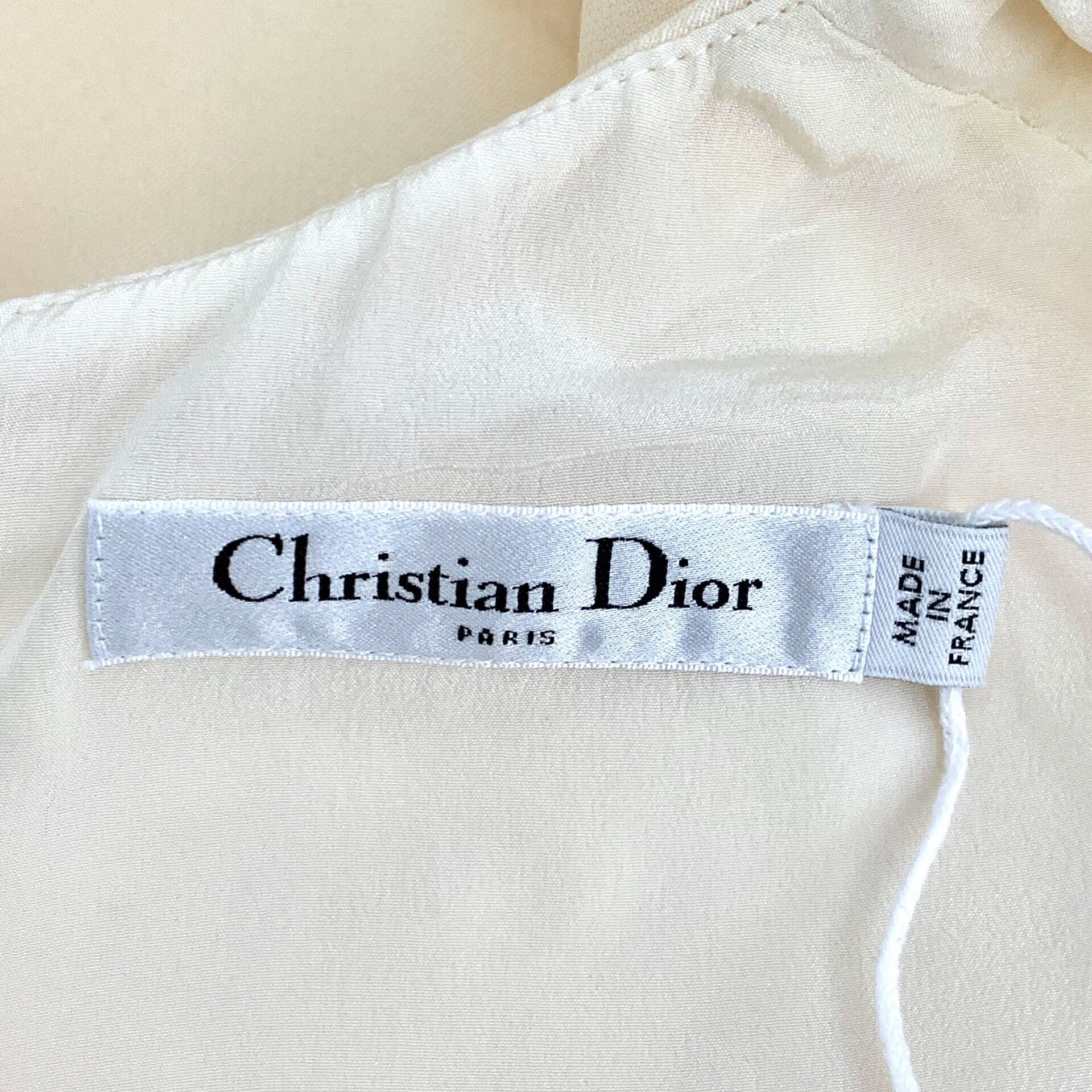 Dior Dior Bee Embroidery Wool Silk Mini Dress Size 34 Size XS / US 0-2 / IT 36-38 - 7 Thumbnail