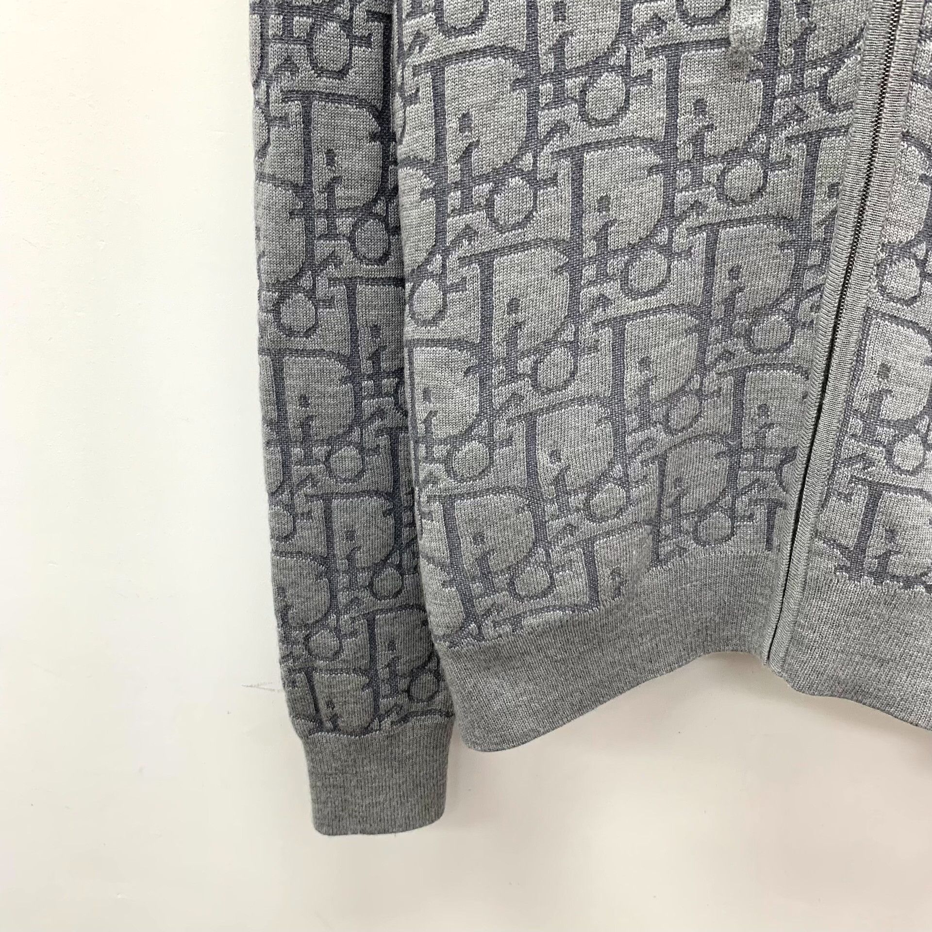 Dior Dior Oblique Monogram Wool Zip-Up Hoodie FR 36 Size XS / US 0-2 / IT 36-38 - 5 Thumbnail