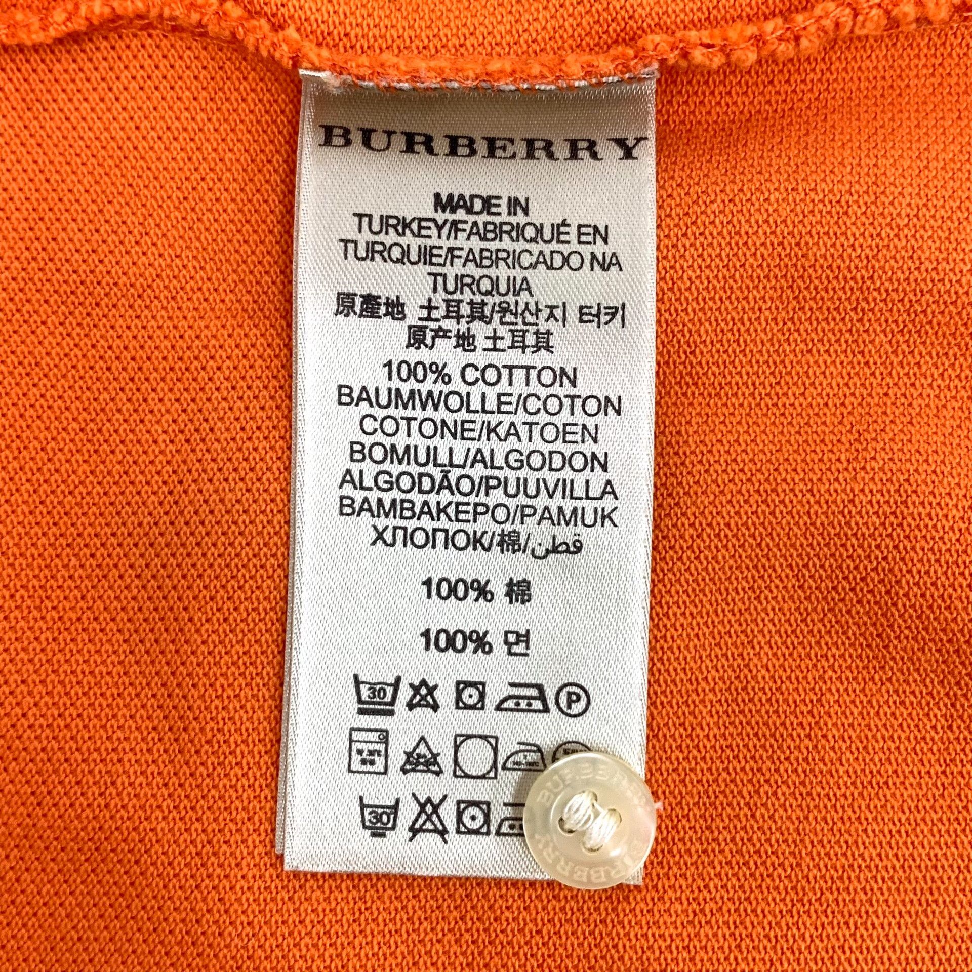 Burberry Burberry Brit Orange Knight Polo L Size US L / EU 52-54 / 3 - 7 Thumbnail
