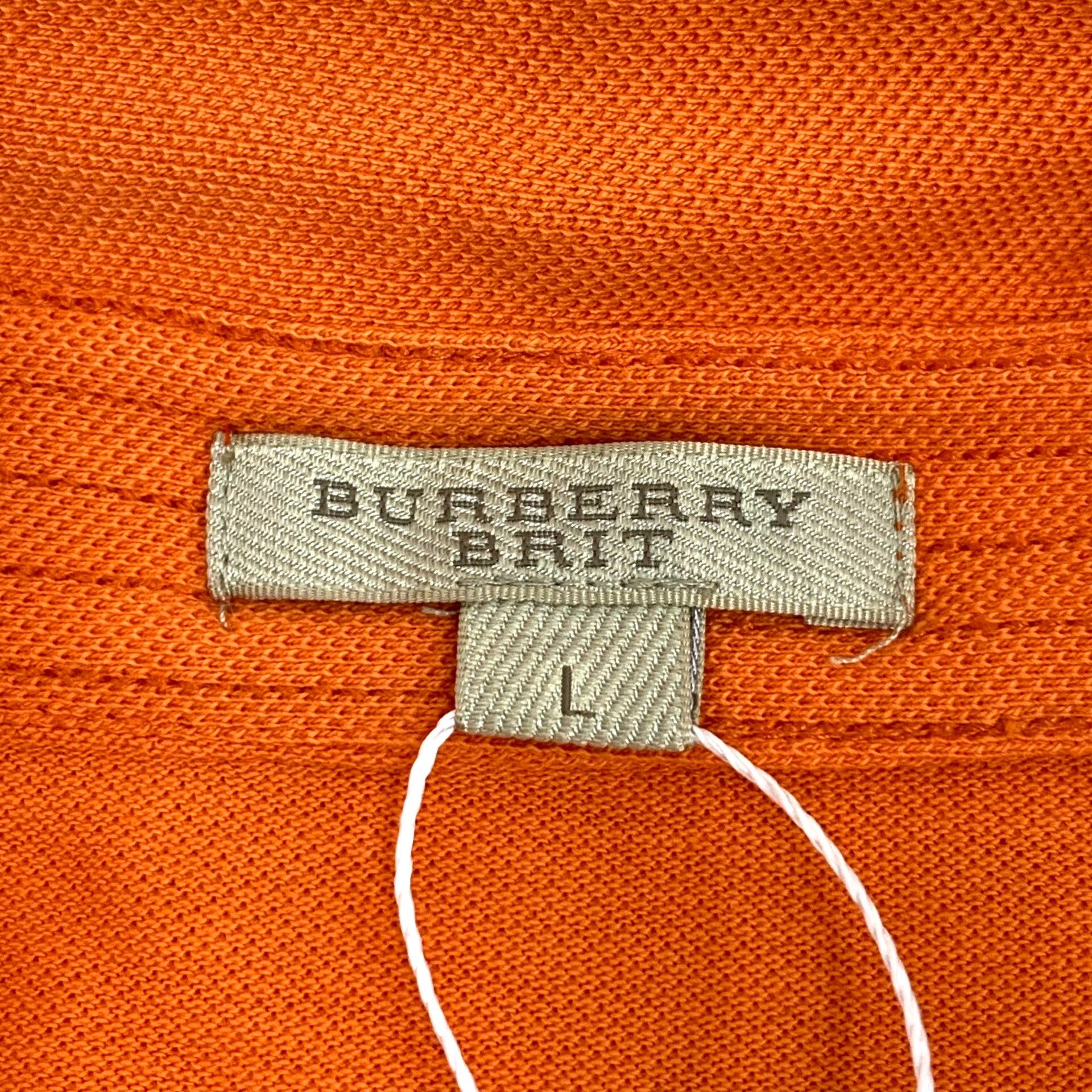 Burberry Burberry Brit Orange Knight Polo L Size US L / EU 52-54 / 3 - 6 Thumbnail