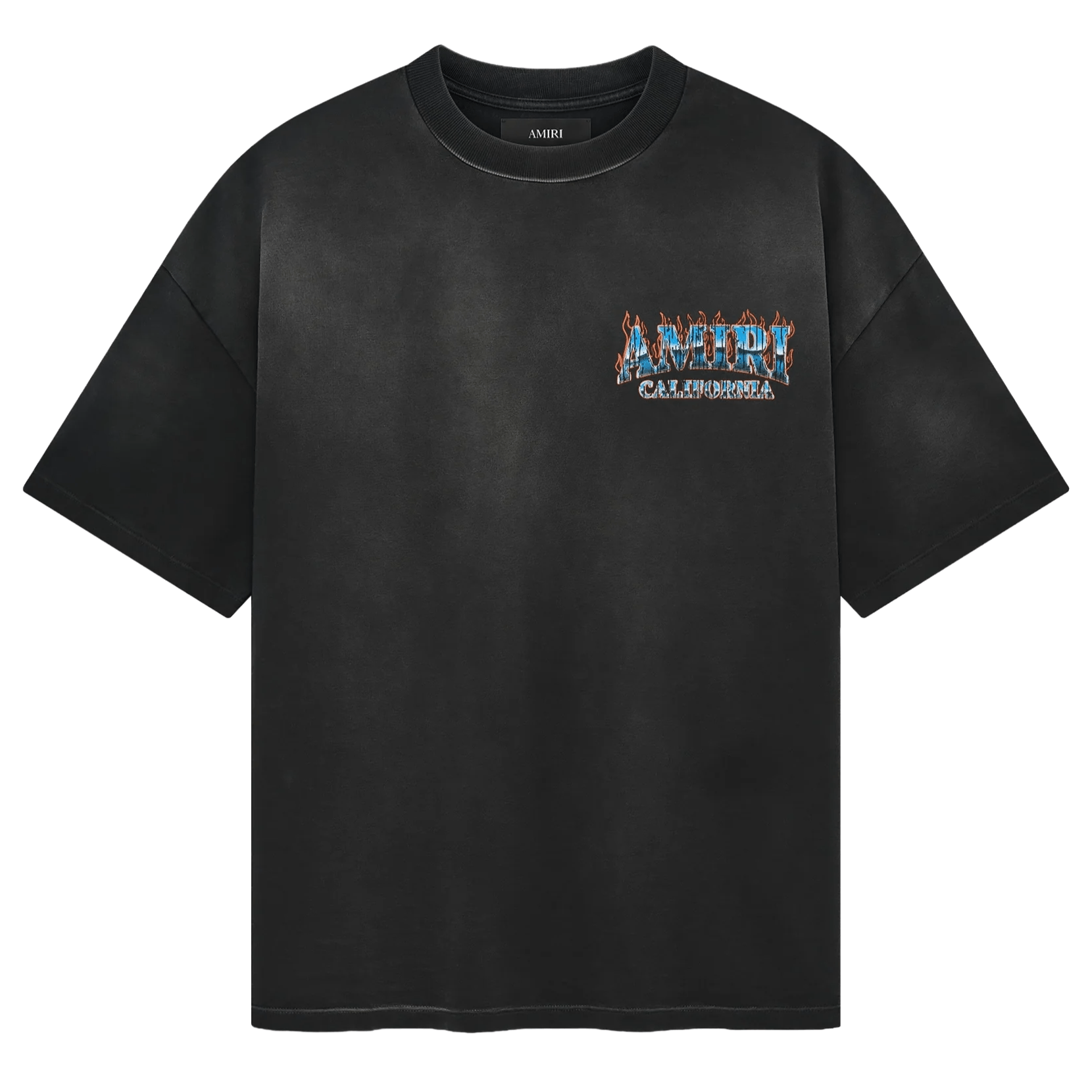 Amiri Sunny Place Overd Tee Black Size US XL / EU 56 / 4 - 2 Thumbnail