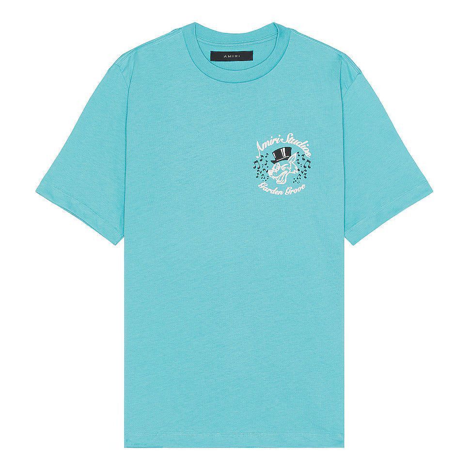 Amiri Studios Tee Aqua Size US XL / EU 56 / 4 - 2 Thumbnail