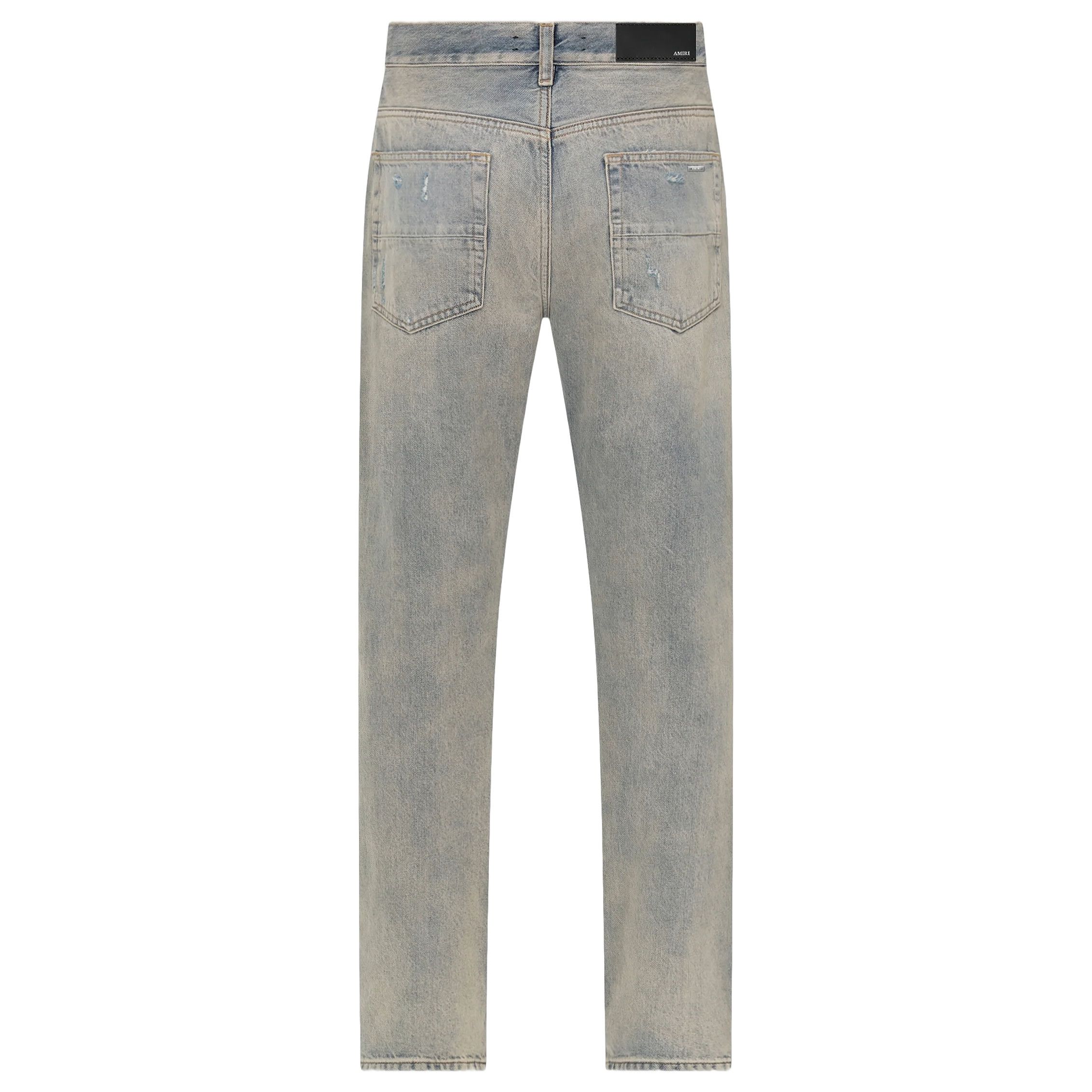 Amiri Suede Straight MX1 Jean Antique Indigo Size US 30 / EU 46 - 2 Thumbnail