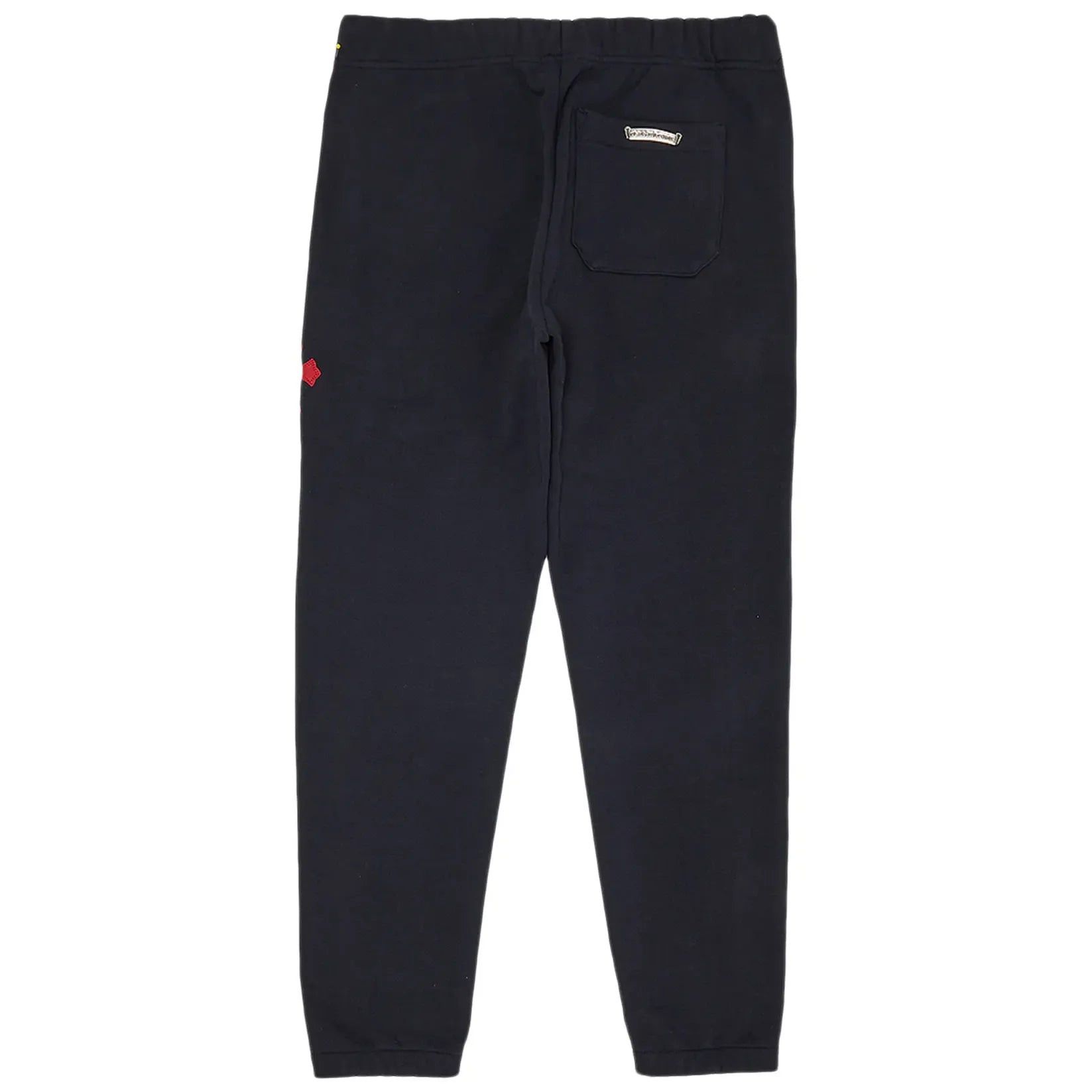 Chrome Hearts Paper Jam Leather Triple Cross Sweatpants Navy Size US 34 / EU 50 - 2 Thumbnail