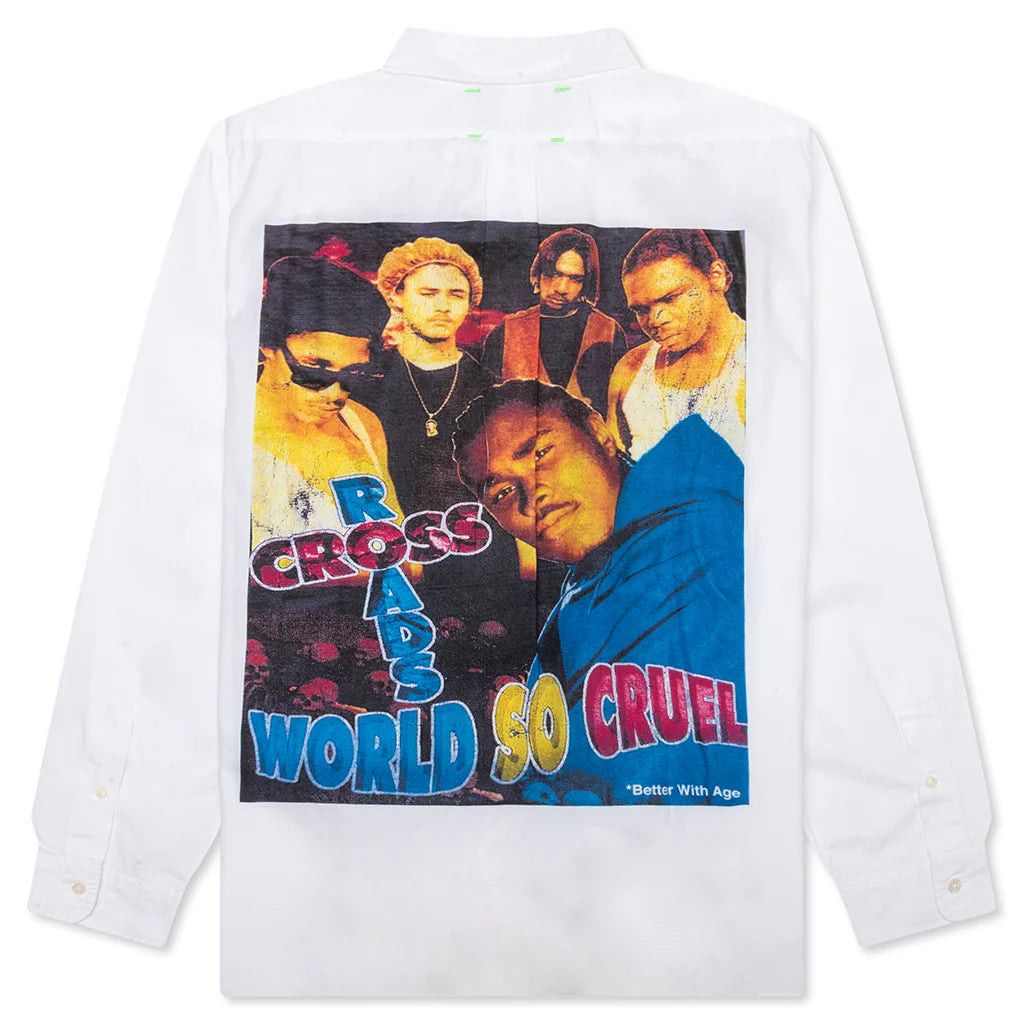 Better With Age * Crossroads Button Down White Size US XXL / EU 58 / 5 - 2 Thumbnail