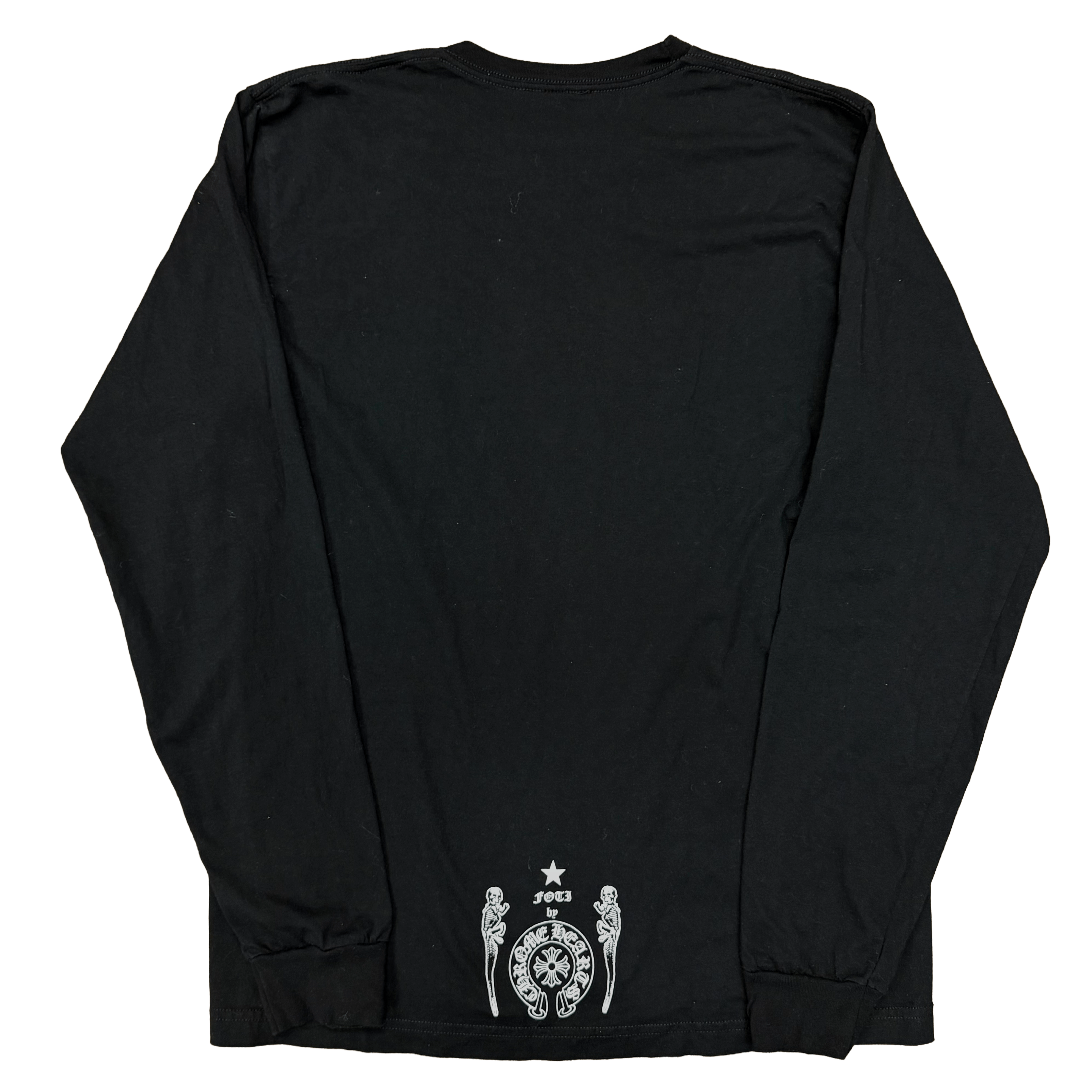 Chrome Hearts FOTI Skull Train L/S T-Shirt Black/Red Size US L / EU 52-54 / 3 - 2 Thumbnail