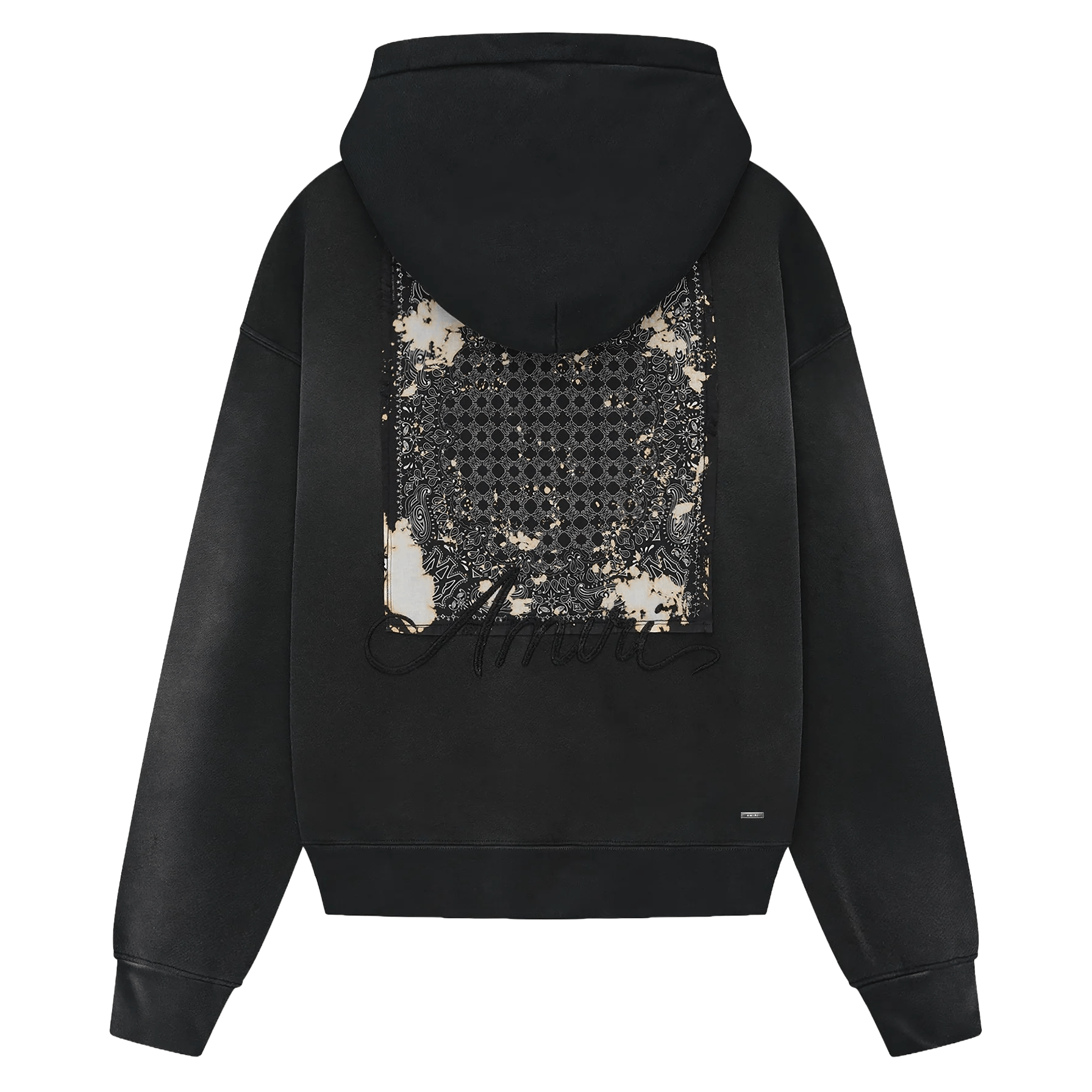 Amiri Bleach Bandana Overd Hoodie Black Size US S / EU 44-46 / 1 - 2 Thumbnail
