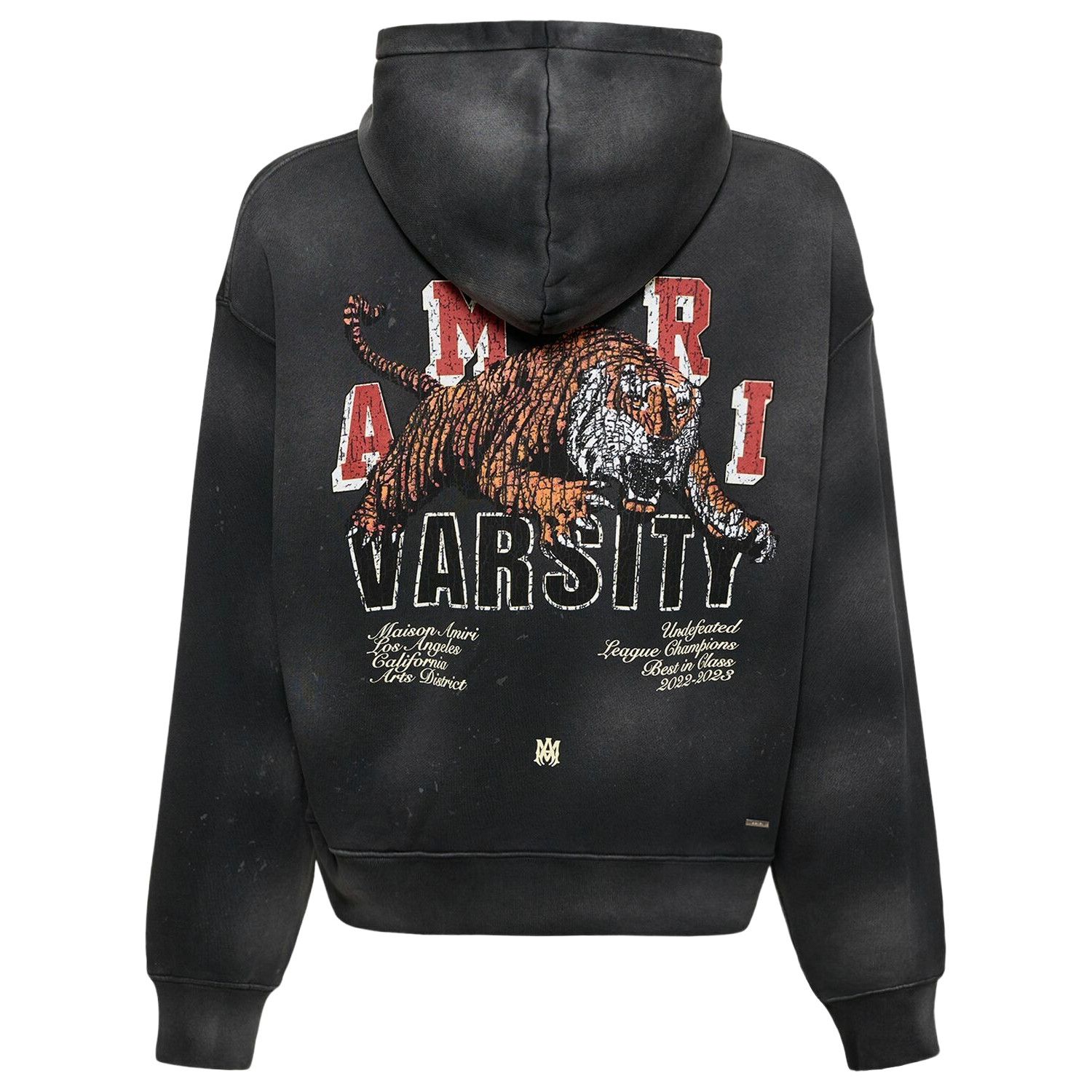 Amiri Vintage Tiger Varsity Hoodie Black Size US M / EU 48-50 / 2 - 2 Thumbnail