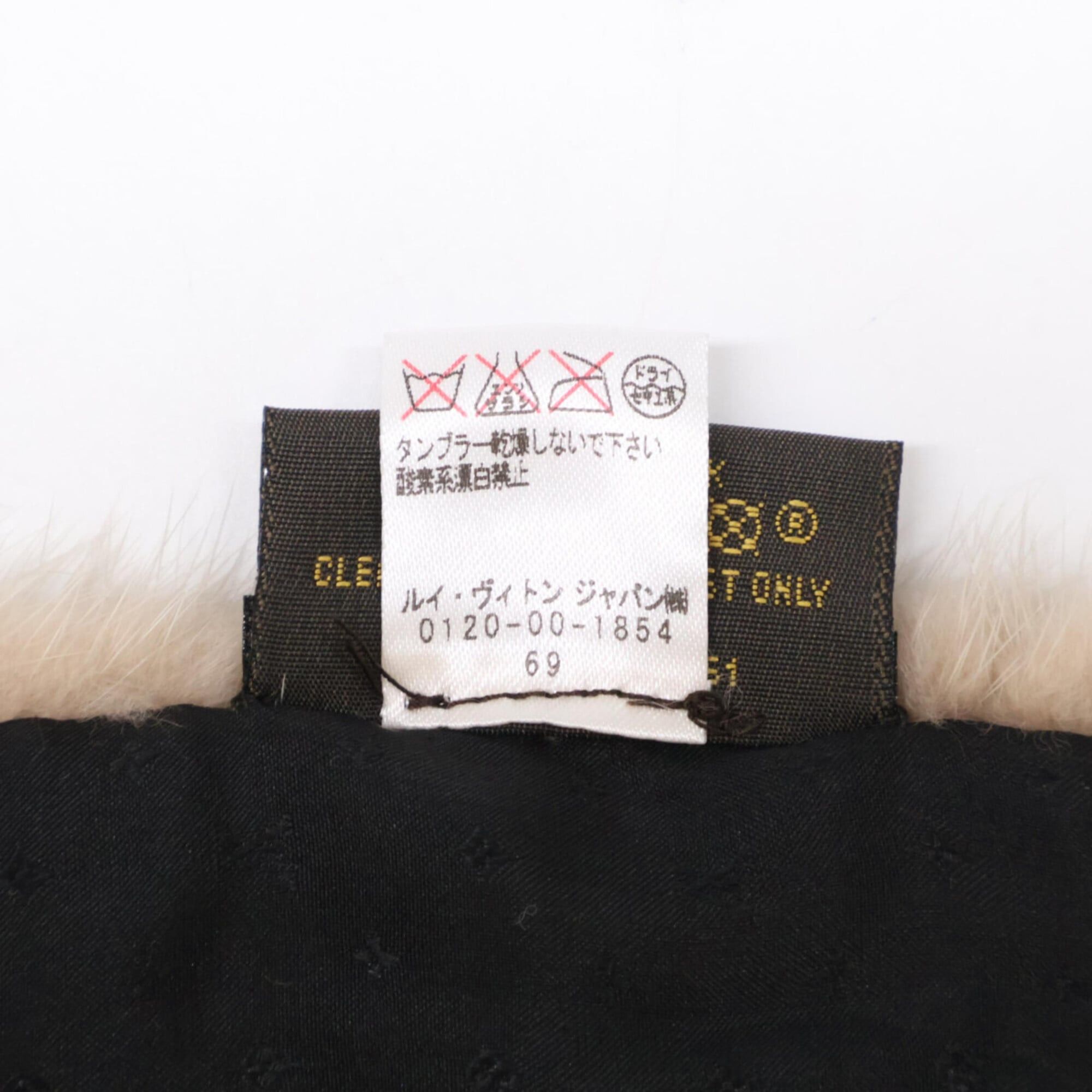 Louis Vuitton LOUIS VUITTON M75761 Echarpe Monogram Mink Tippet Scarf (Beige) - Women's Size ONE SIZE - 10 Thumbnail