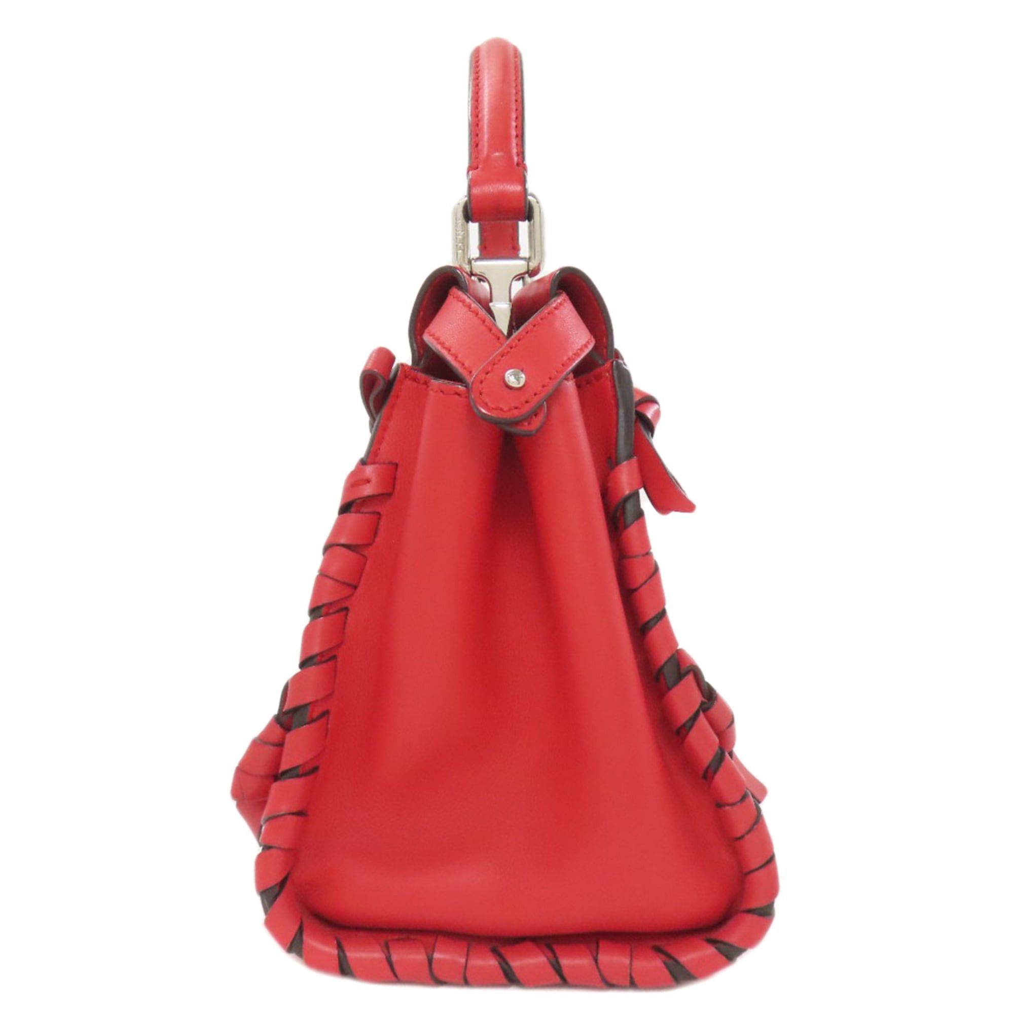 Fendi Fendi Peekaboo Mini 2-Way Handbag, Calfskin, Women's FENDI Size ONE SIZE - 3 Thumbnail
