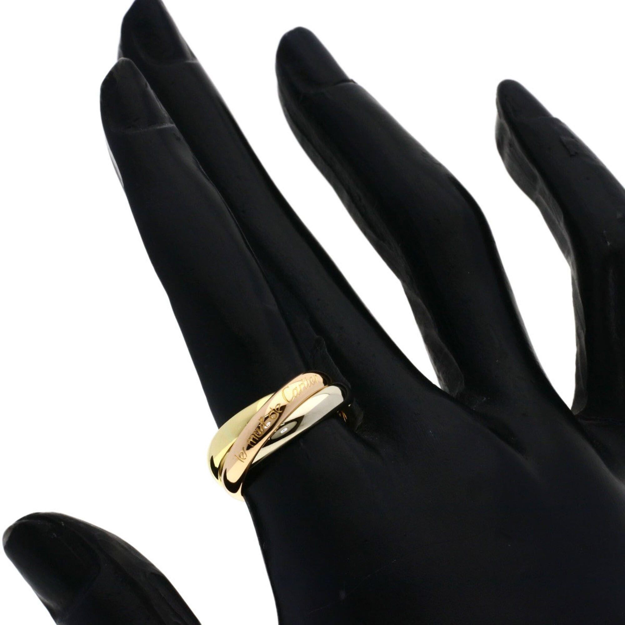 Cartier Cartier Trinity #51 Ring - 18K Yellow Gold/18K White Pink Gold Women's CARTIER Size ONE SIZE - 4 Thumbnail